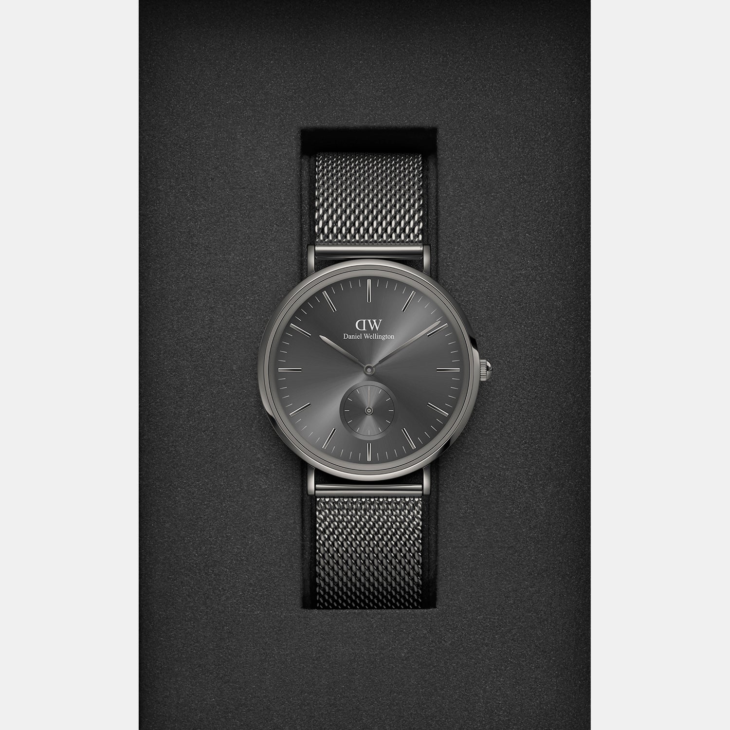 Daniel Wellington Classic Men Quartz Grey Dial Analog Stainless Steel Watch DW00100712K - view 4
