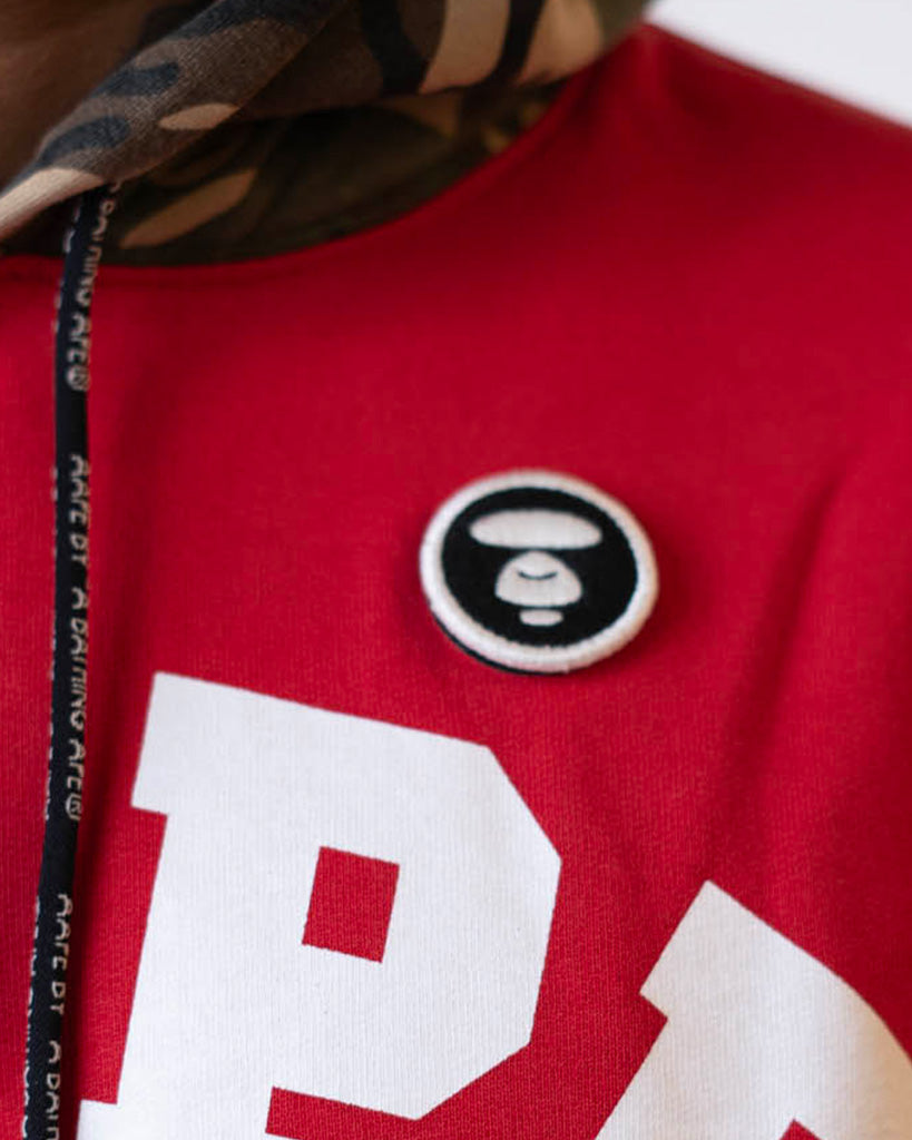 AAPE BY BATHING APE Aape By Bape Camo Red Hoodie - view 2