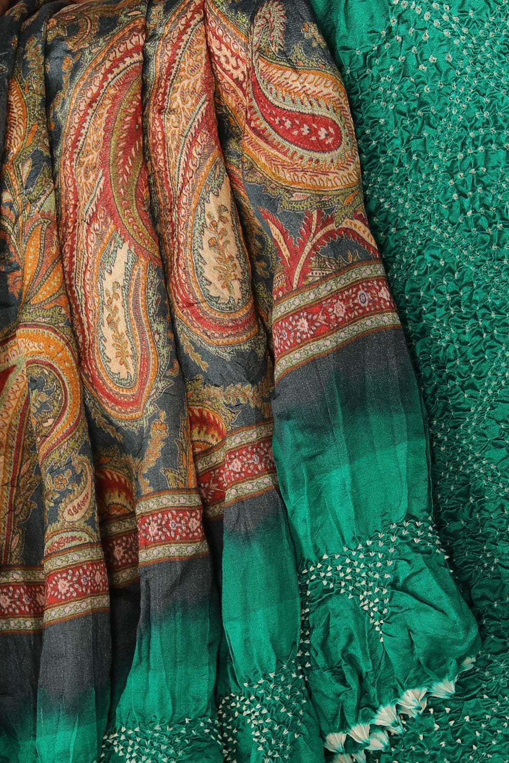 Kalanjali Gorgeous Bandhani Saree – Women's - view 2