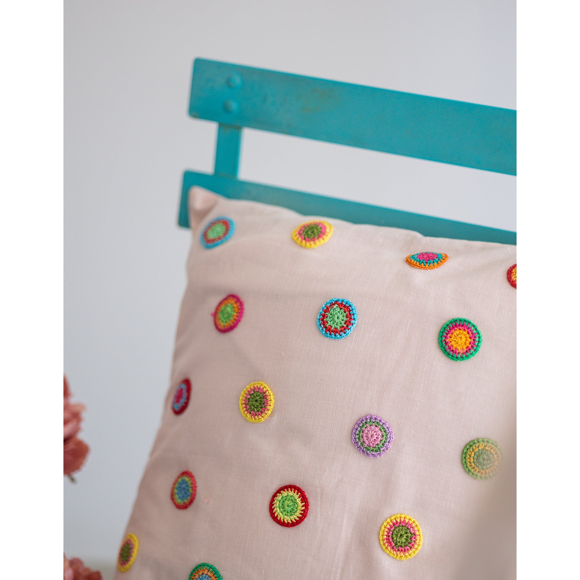 SAMOOLAM Beige - Prakriti Cushion Cover ~ Spring Drops - view 4
