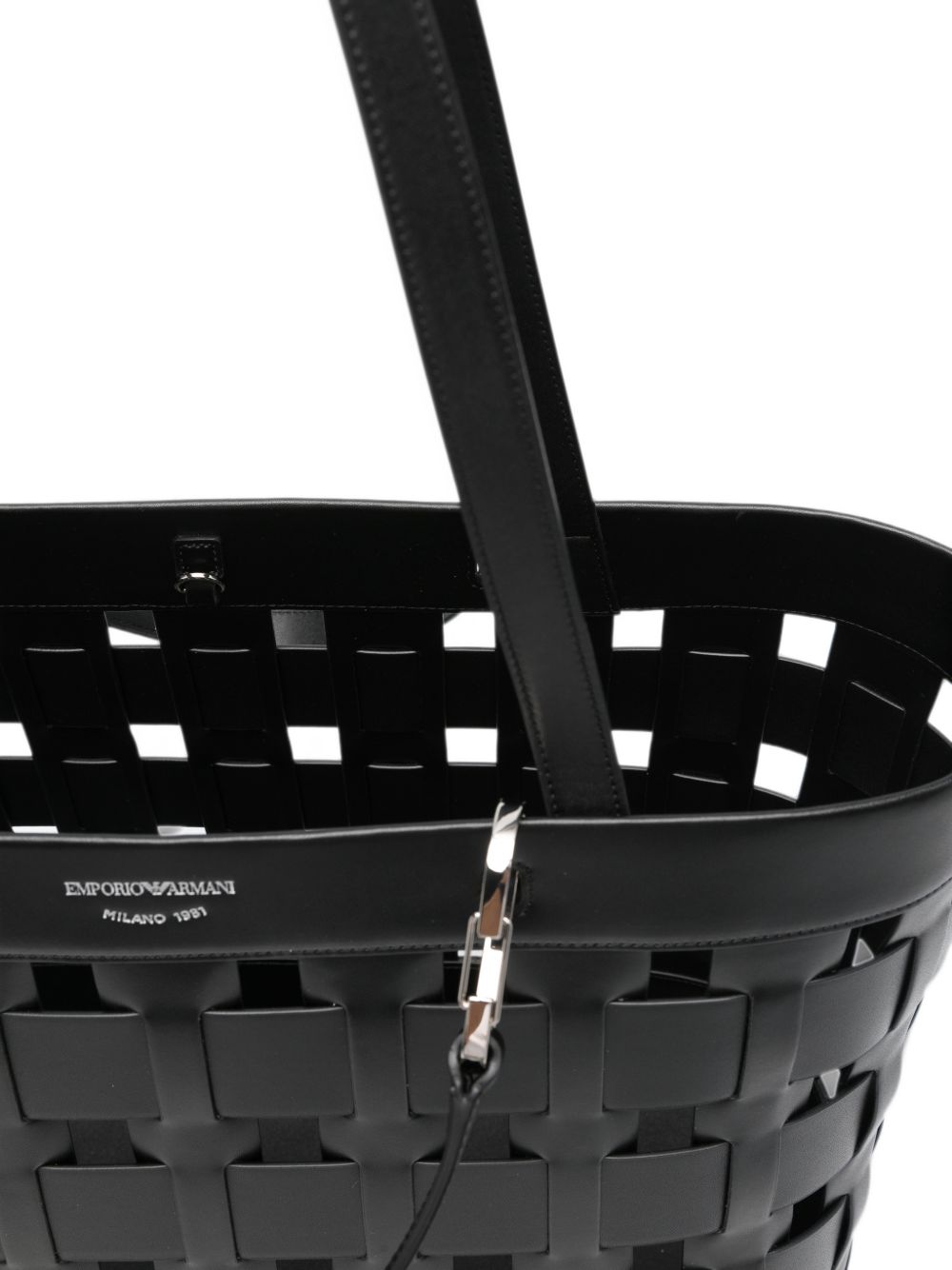 Emporio Armani Woven Tote Bag – 100% Polyurethane - view 5
