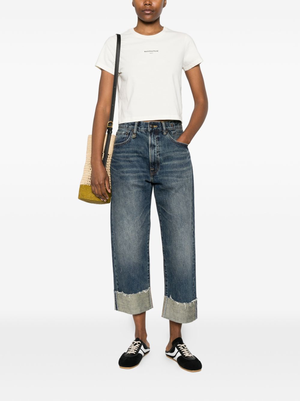 Maison Kitsuné Logo cotton t-shirt – Cotton 100% - view 2