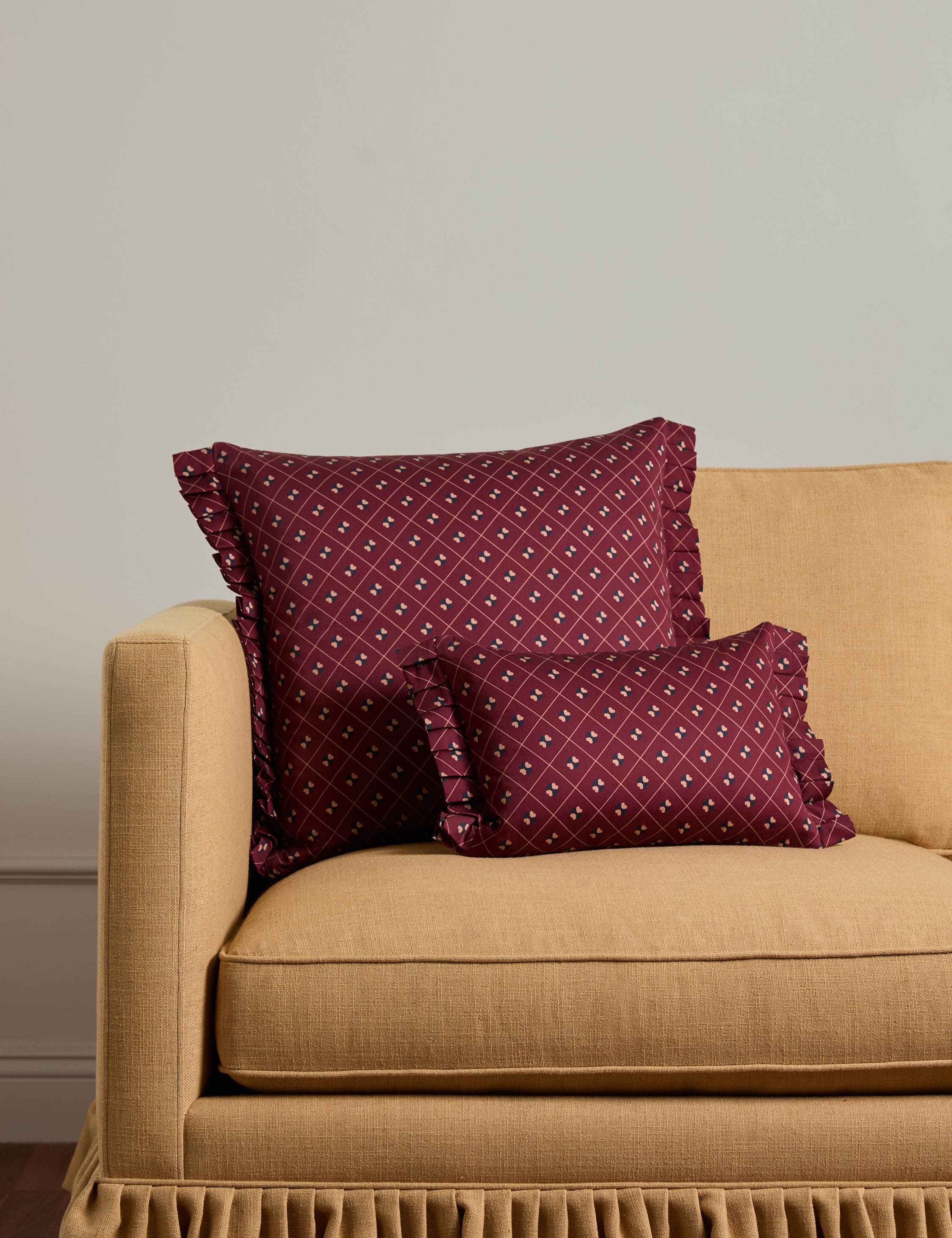Lulu and Georgia Delove Pillow – Mulberry