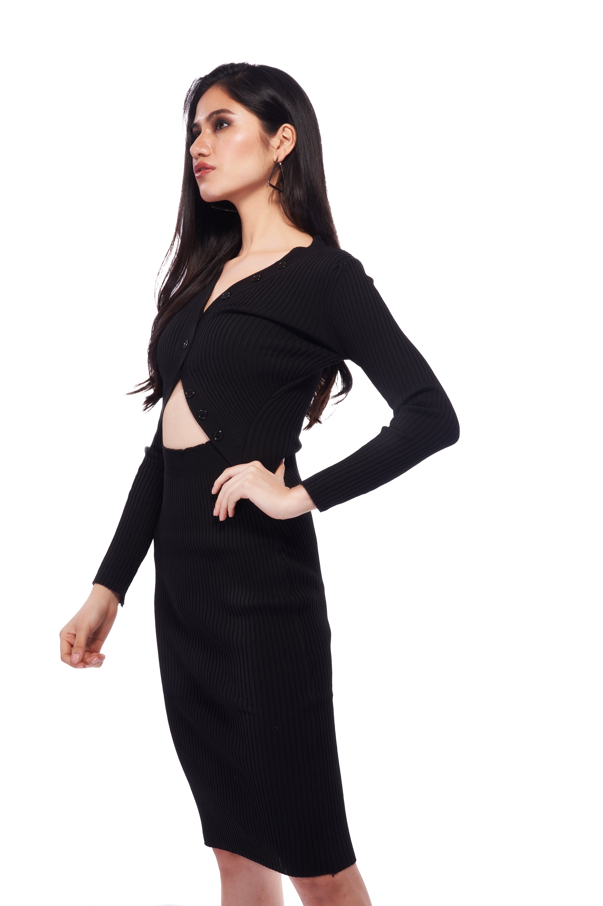 Glam Two-piece Winter Dress - view 2