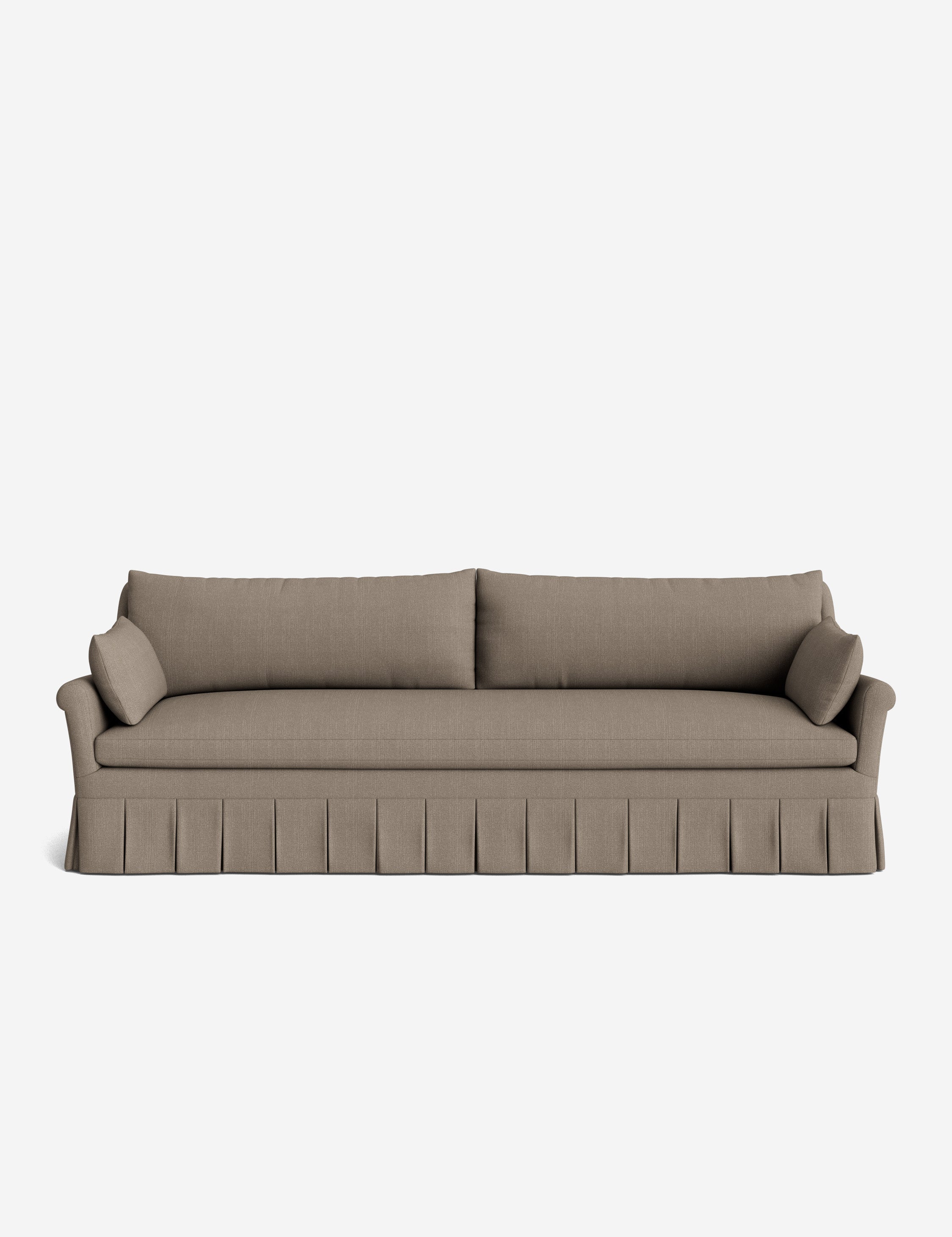 Lulu and Georgia Portola Rolled Arm Pleated Sofa - view 111
