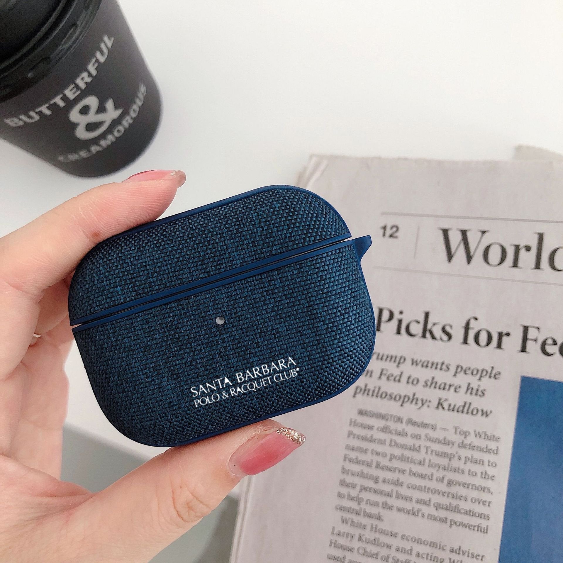 MIllion Cases Santa Barbara Airpods Pro Cloth Fabric Case - view 12
