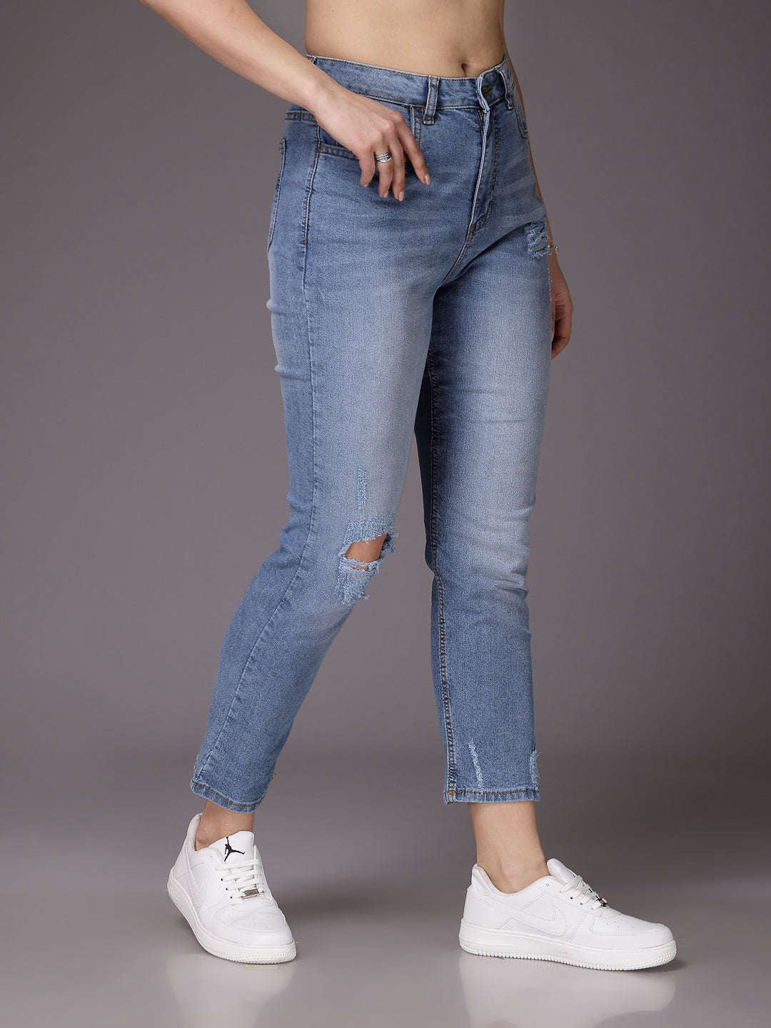 Freehand By The Indian Garage Co Women Straight Fit Jeans - view 6