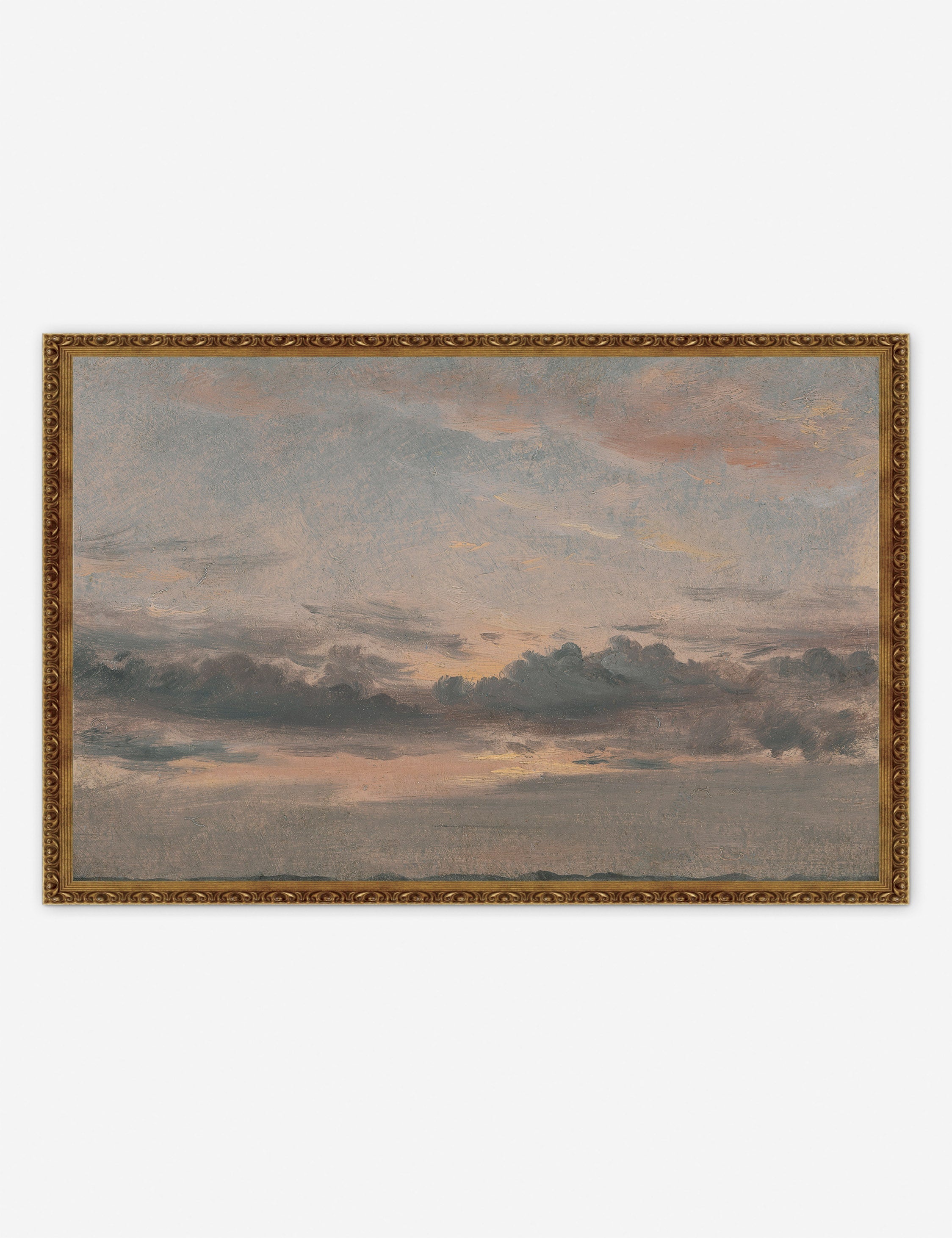 Yale a cloud – Lulu and Georgia Yale, A Cloud Study, Sunset Print