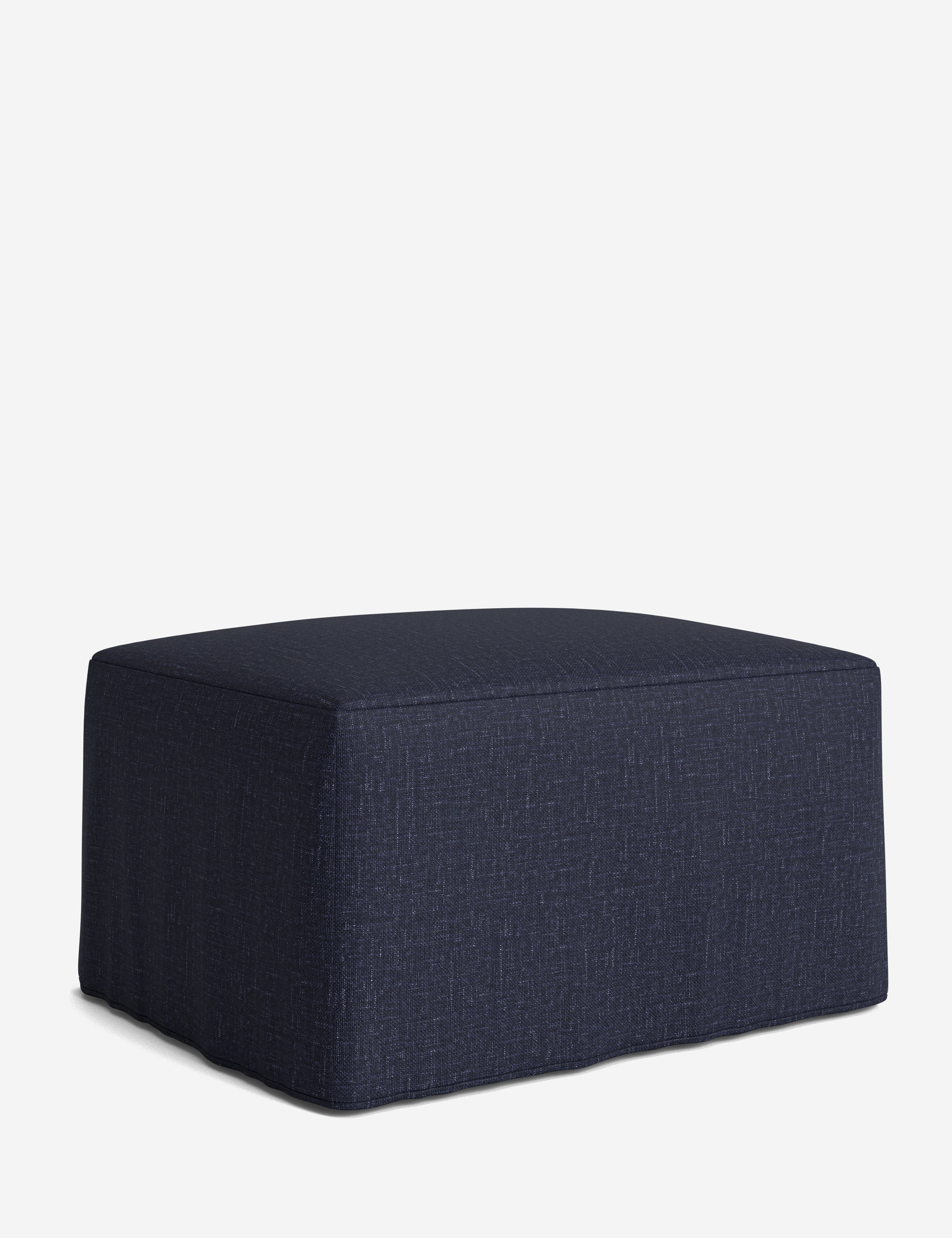 Lulu and Georgia Portola Slipcover Ottoman - view 149