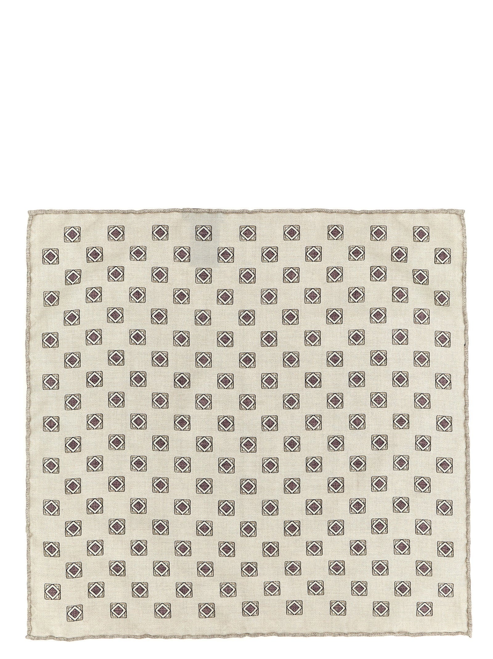 Brunello Cucinelli Double-face Pocket Clutch – 100% silk