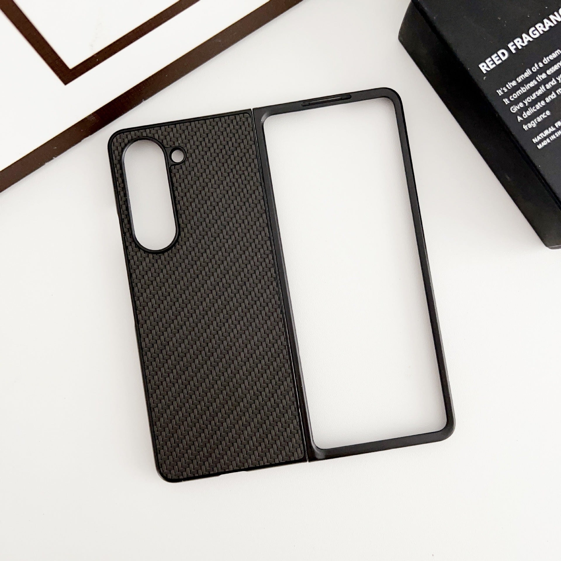 Million Cases Galaxy Z Fold6 Premium Bamboo Mat Leather Case