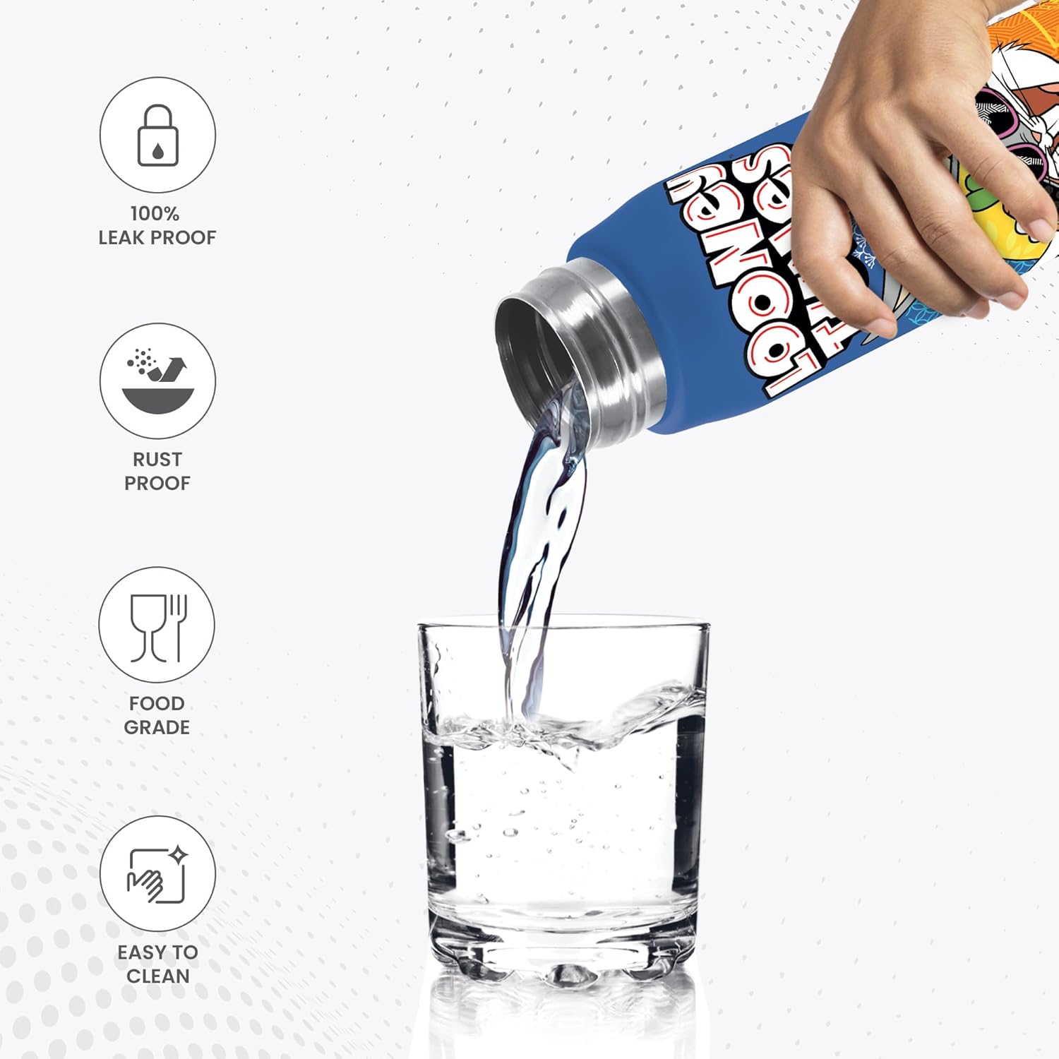 Milton Handy Design Stainless Steel Water Bottle | 1 Pc - view 2