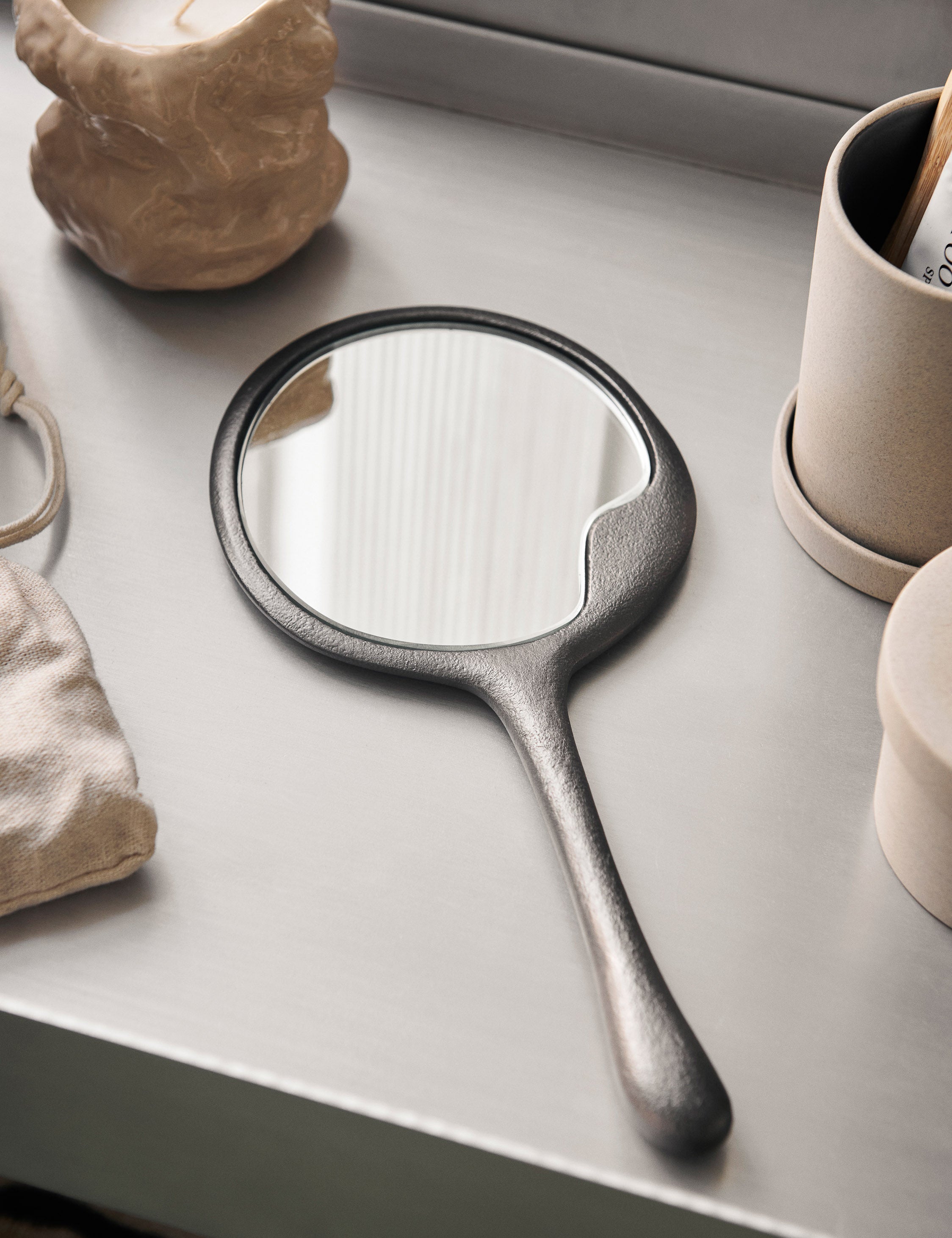 Lulu and Georgia Lava Hand Mirror by Ferm Living