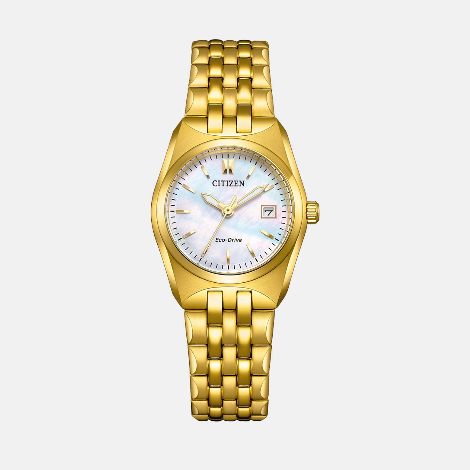 Citizen Corso Women Eco-Drive White Dial Analog Stainless Steel Watch EW2293-56D