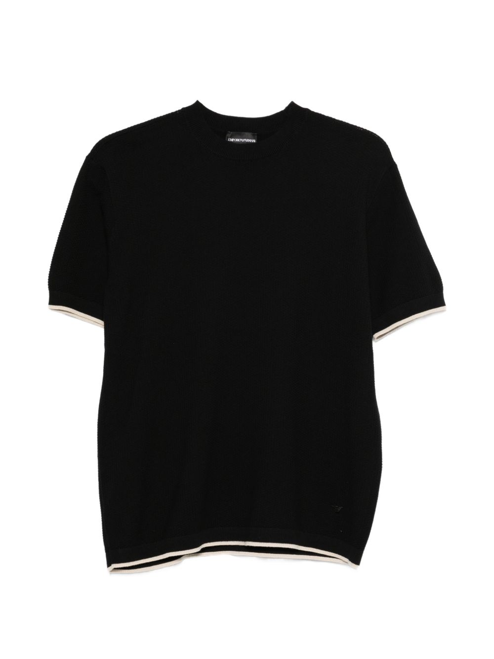 Emporio Armani Cotton knitted t-shirt – 100% Cotton