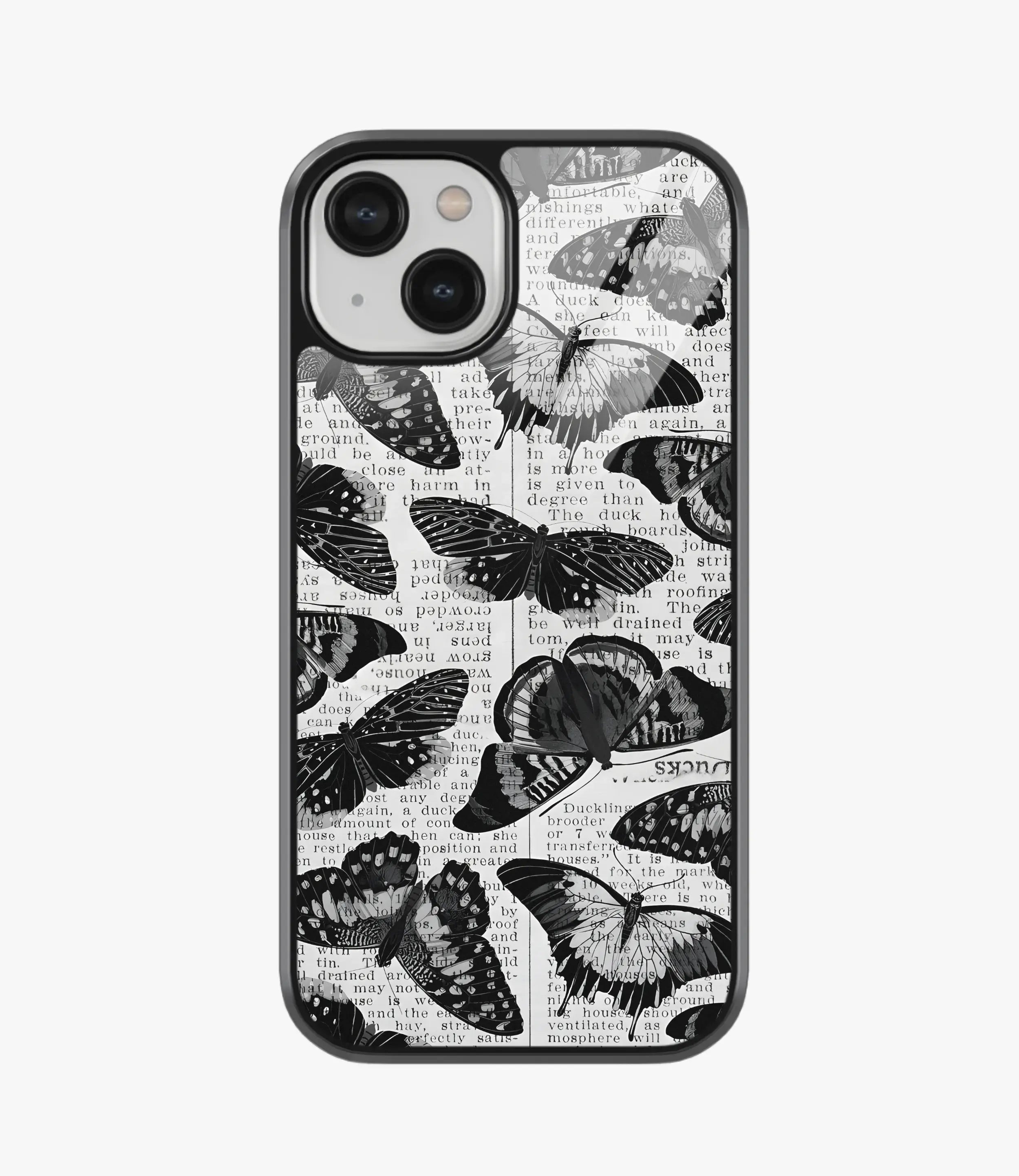 The Case Company Free Spirit Butterfly Glass Case