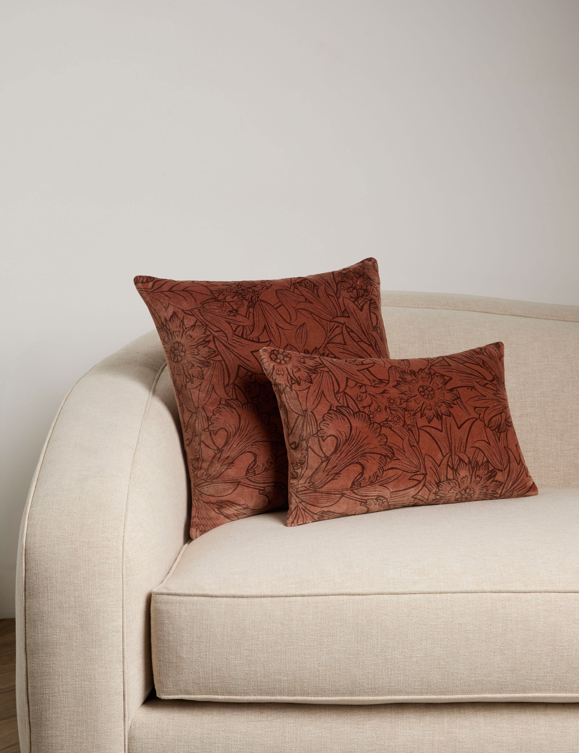 Lulu and Georgia Sandell Velvet Pillow – Rouge