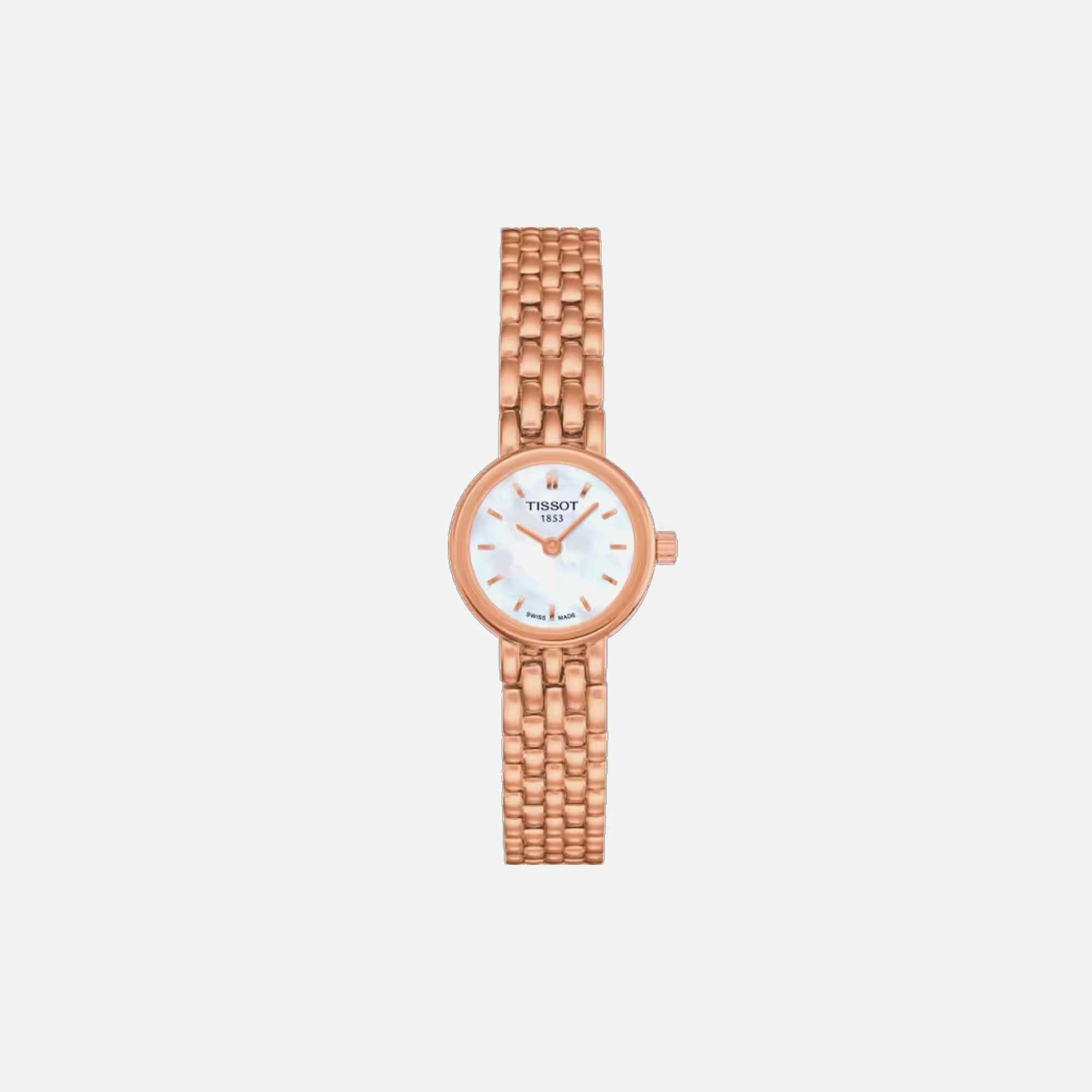 Tissot Lovely Square Gold PVD White Dial 20mm
