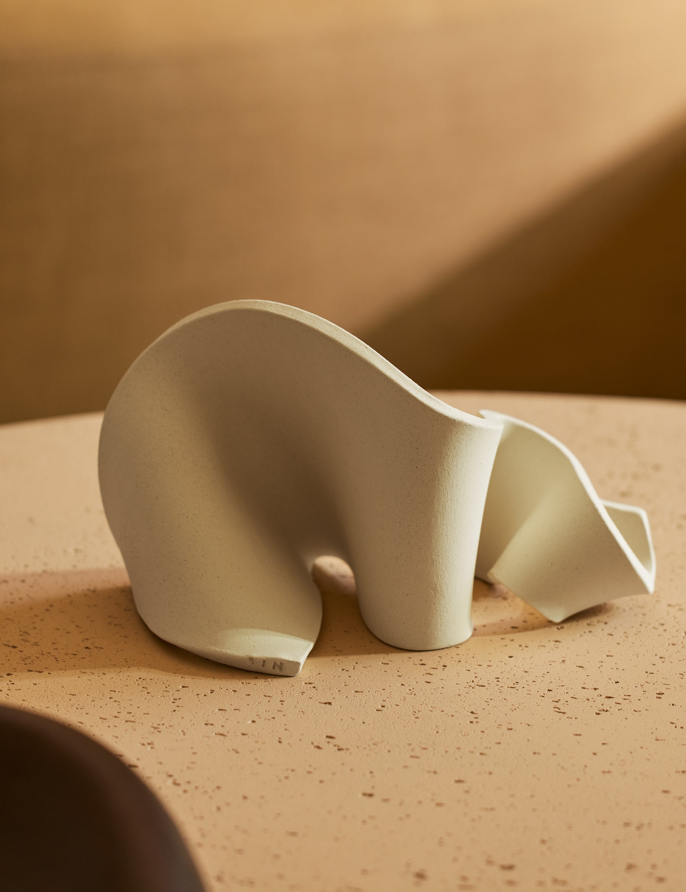 Lulu and Georgia Furl Art Object by SIN – Bone - view 2
