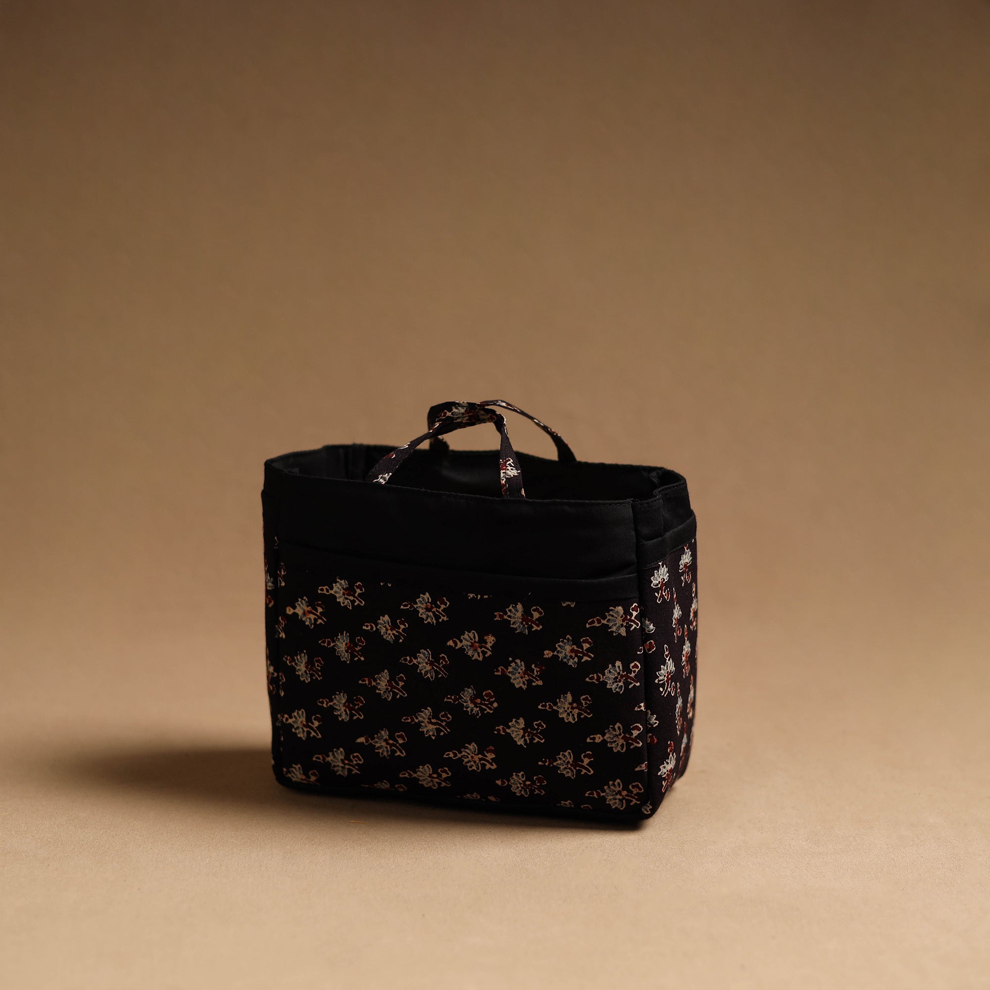 NOORI BAZAR Black - Handmade Cotton Multipurpose Cosmetic/Toiletry Bag 03 - view 2