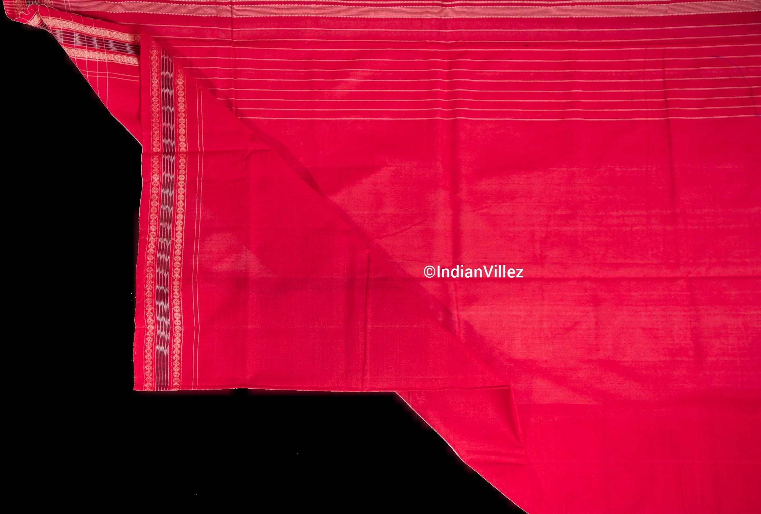 IndianVillèz Subhavivah Odisha Handloom Sambalpuri Ikat Cotton Saree - view 6