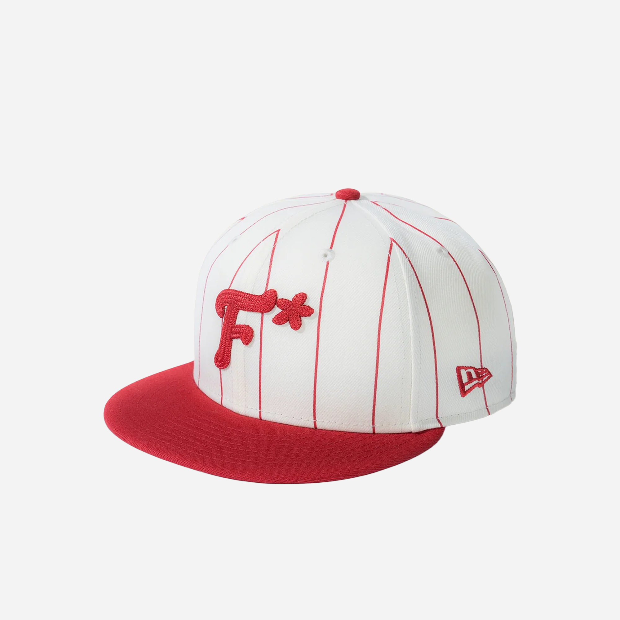 Golf Le Fleur Striped F Fitted Hat Red - view 2