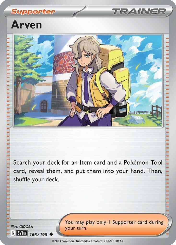 Uncommon sv01-166 non-holo – Pokémon Arven - 166/198 - Uncommon [sv01-166] [Non-Holo]