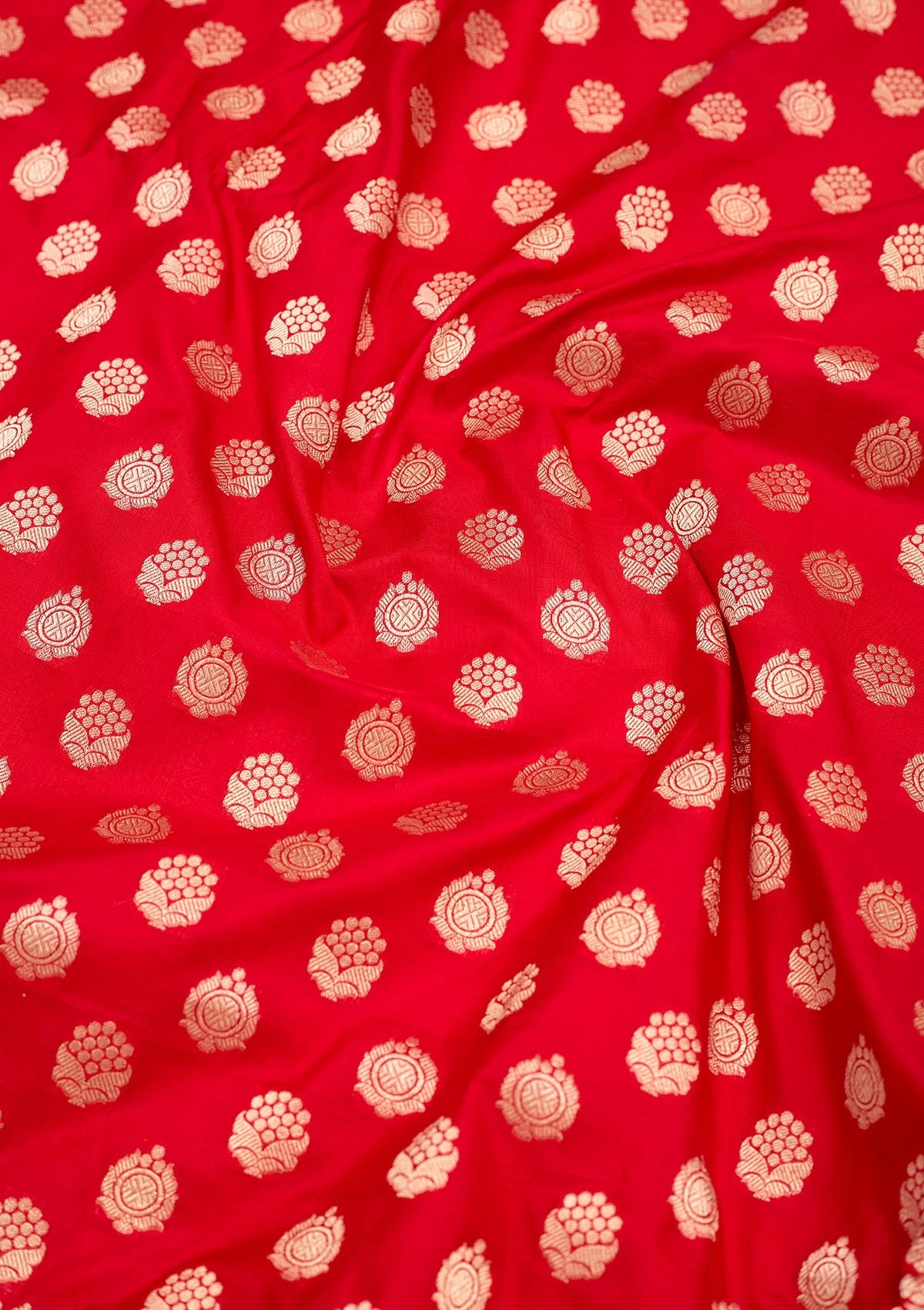 Koskii Red Zariwork Pure Silk Saree – Women's - view 2