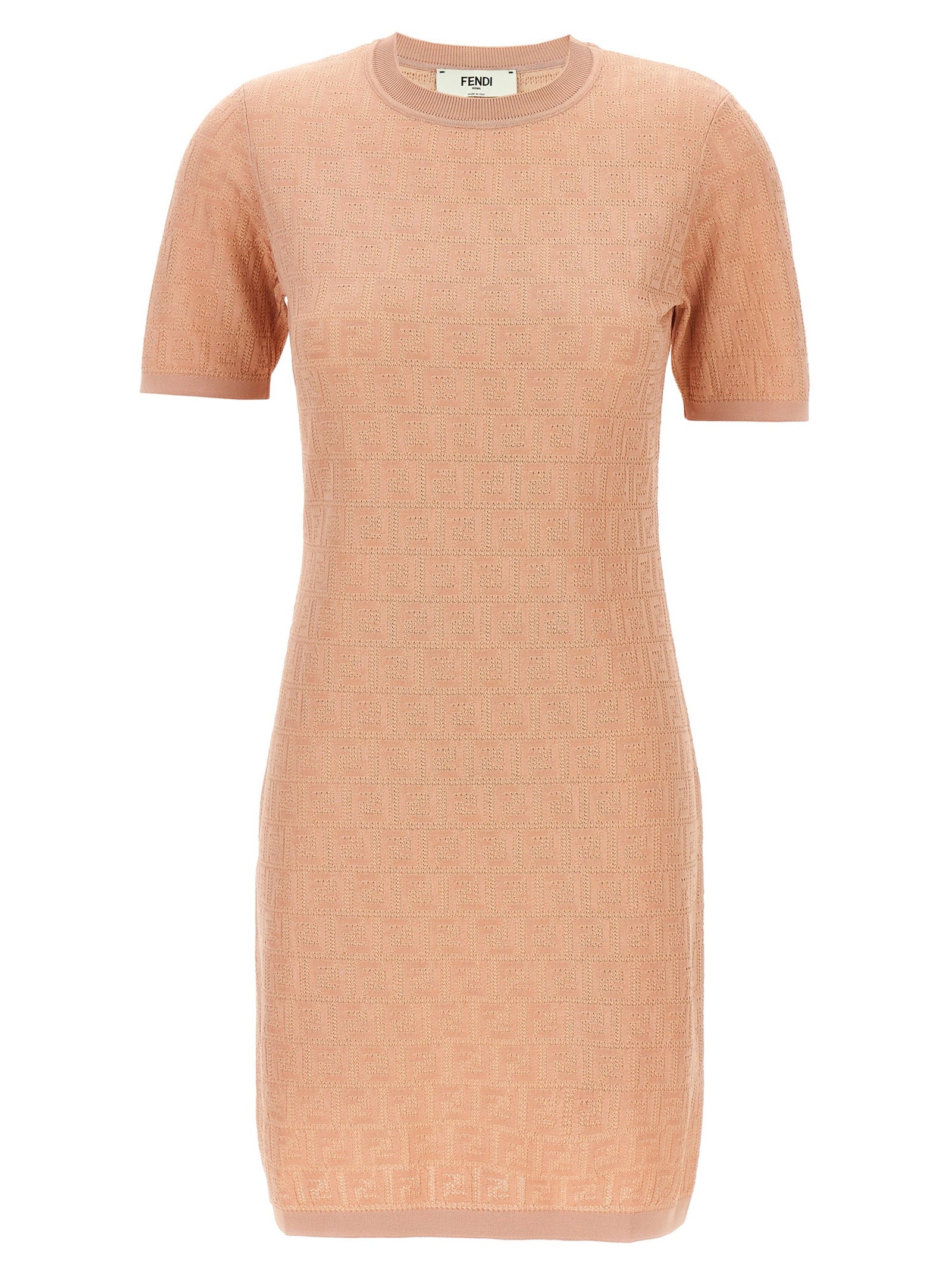Fendi Ff Cotton Dress – 100% cotton
