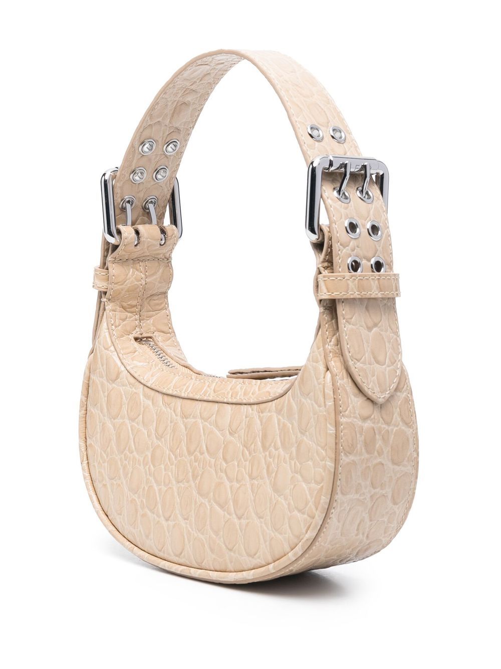 By Far Pre By Far mini Soho crocodile-embossed shoulder bag - view 4