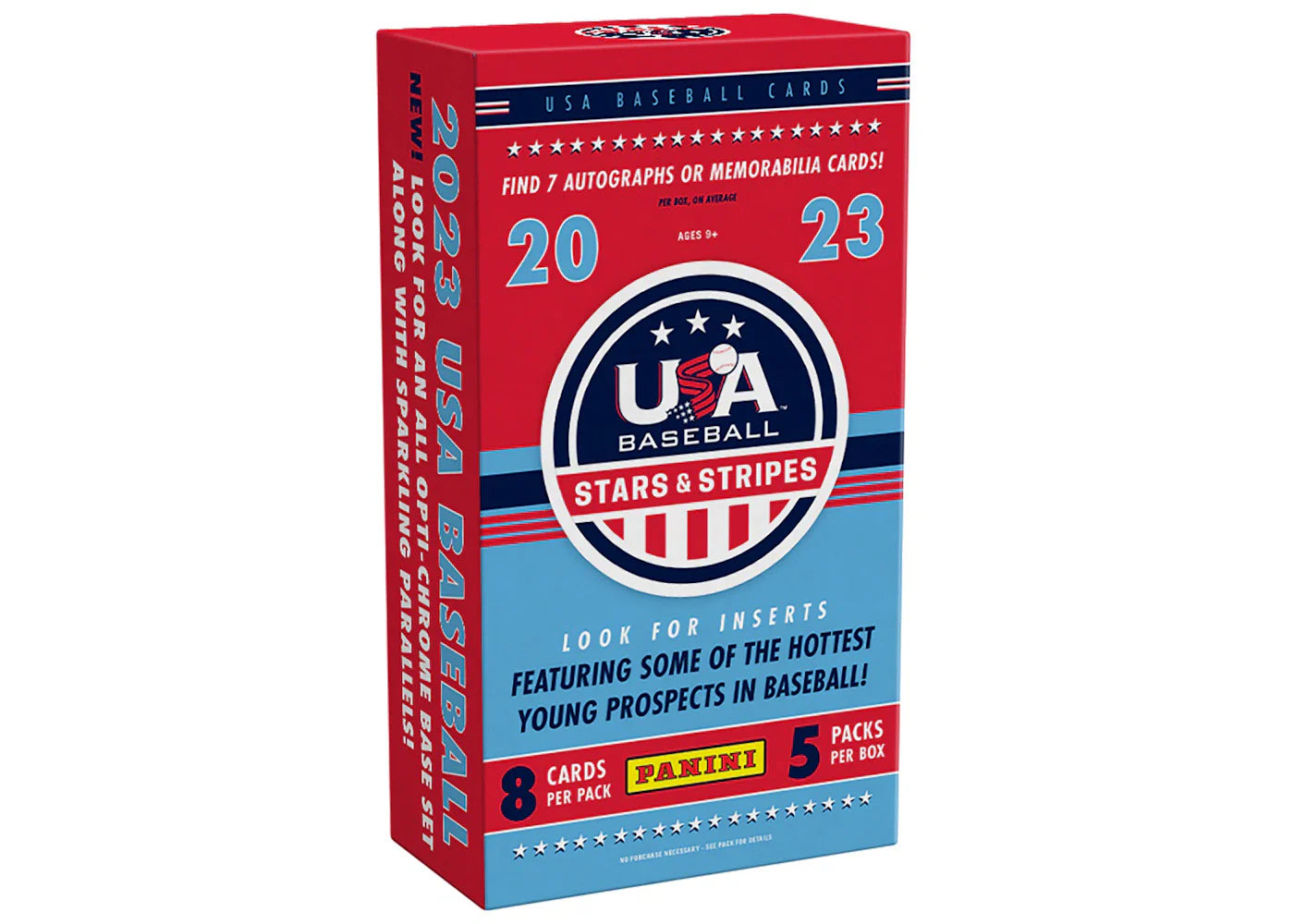 Usa stars stripes – 2023 Panini USA Stars & Stripes Baseball Hobby Box