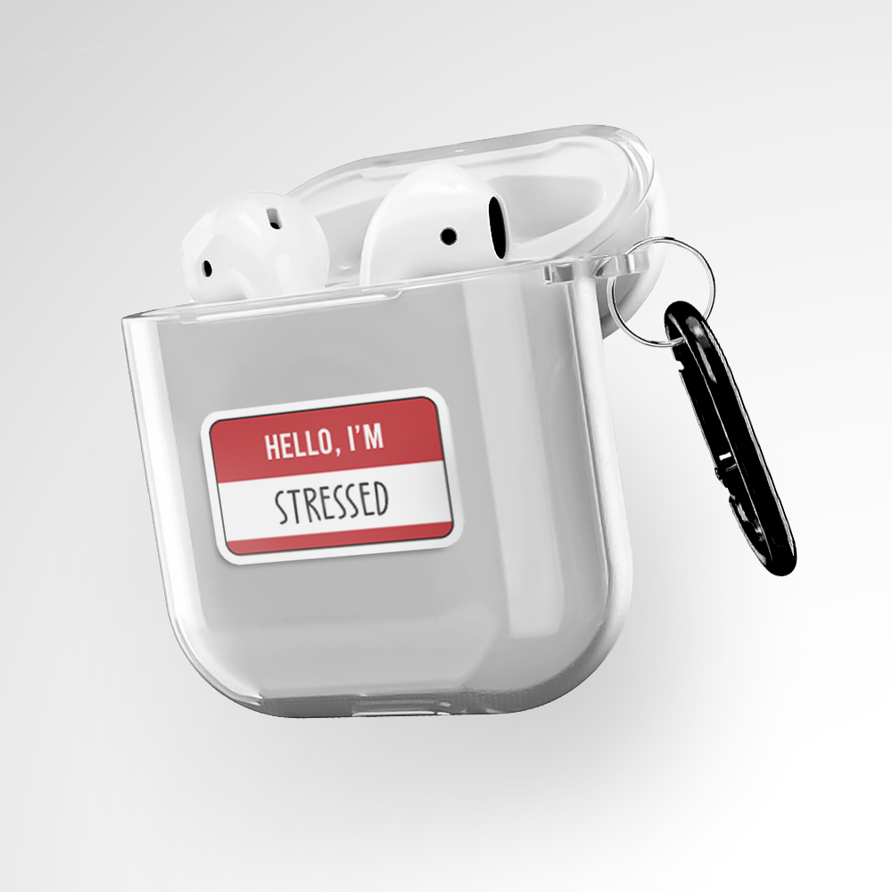 Cover It Up Custom Name Tag Clear Airpods 2nd Gen Case Covers - view 3