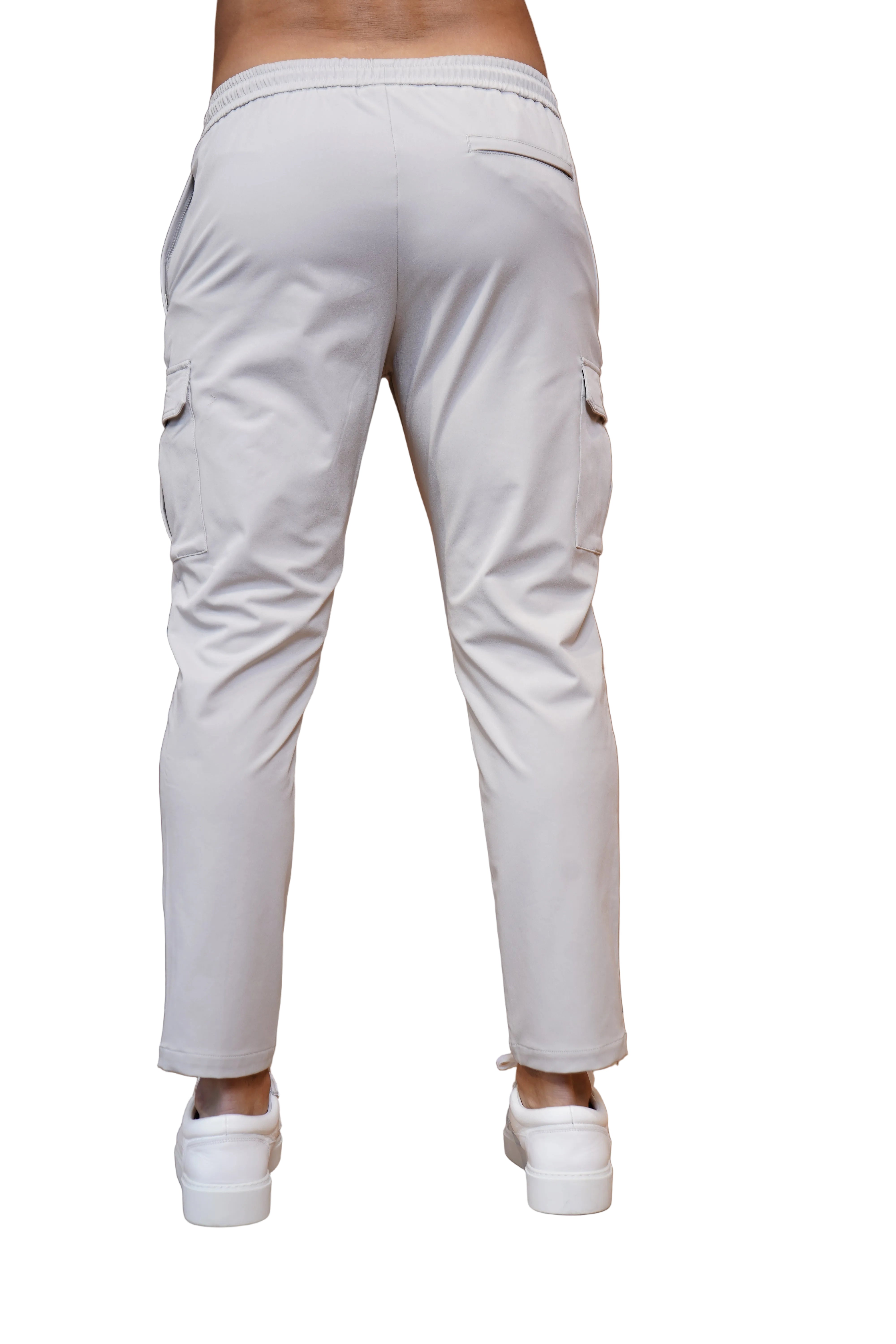 CAPO Utility Regular Light Grey Cargo Pants - view 2