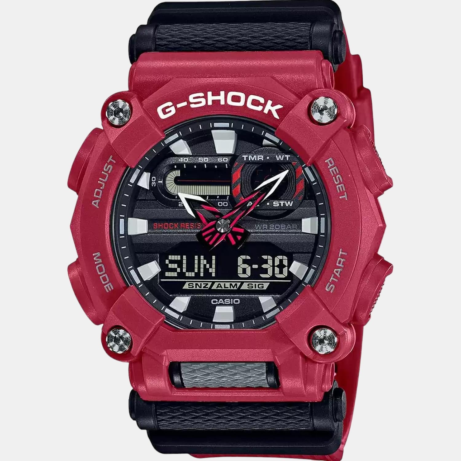 Casio G-Shock Men Quartz Red Dial Analog-Digital Resin Watch G1059 - view 2
