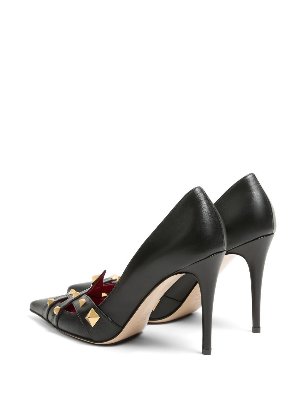 Valentino Garavani With Heel BLACK – Calf Leather 100% - view 4