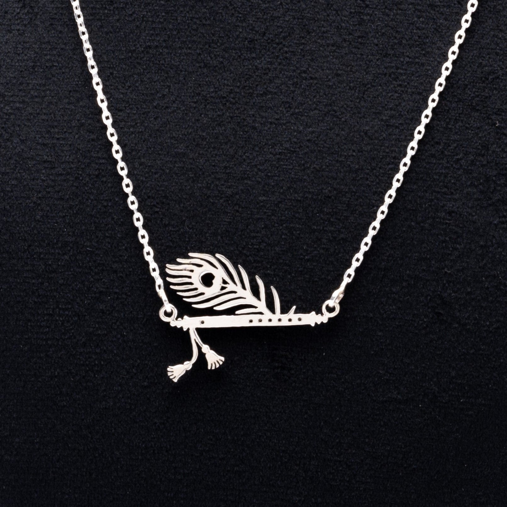Prinjal Jewellers Krishna Flute Pendant - view 2