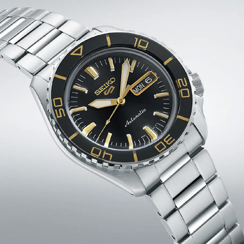 Seiko 5 Sports Black Dial Men 42.5mm SRPK99K1 - view 3