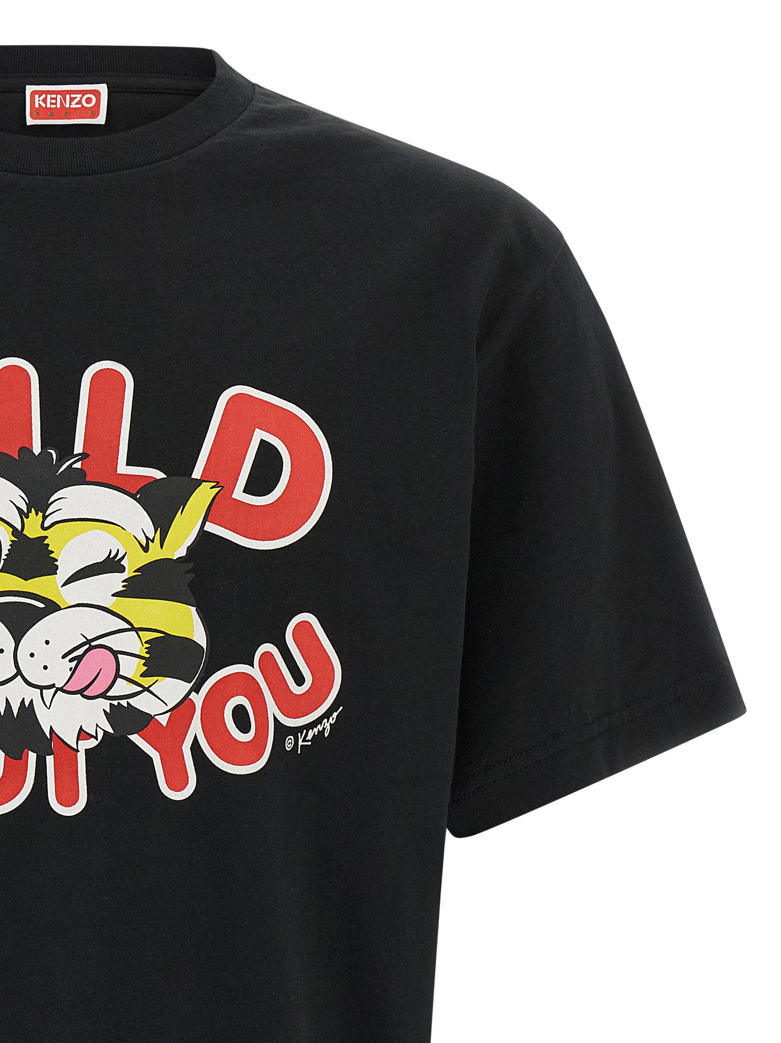 Kenzo Wild Tiger T-shirt – 100% cotton - view 3