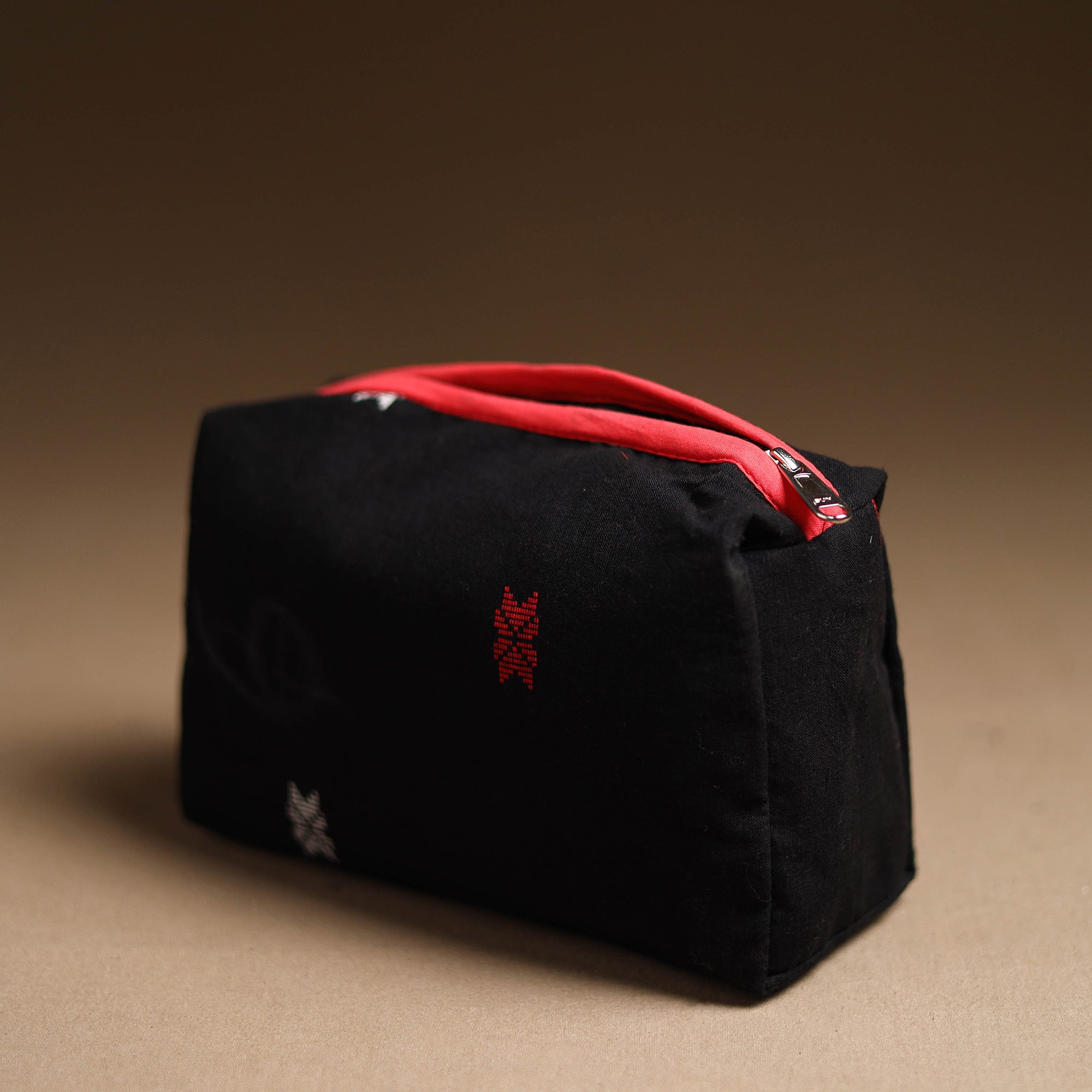 NOORI BAZAR Black - Handmade Cotton Toiletry Pouch 03 - view 2