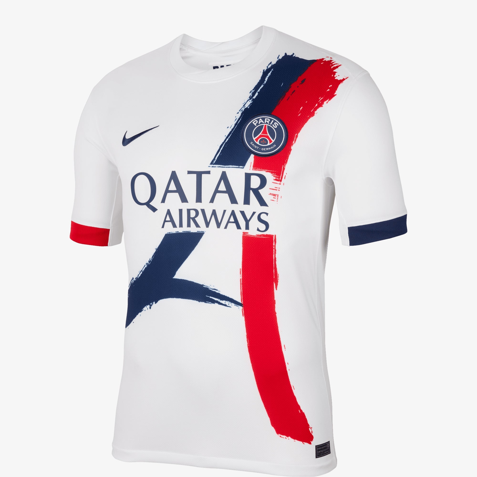 Nike | Paris Saint-germain 2024/25 Stadium Away { White/midnight Navy/midnight Navy - view 3
