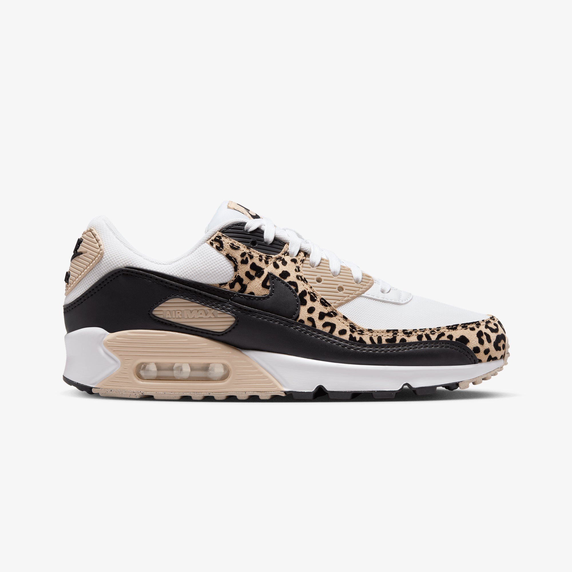 Nike | AIR MAX 90 LV8 { WHITE/BLACK-SANDDRIFT-HEMP