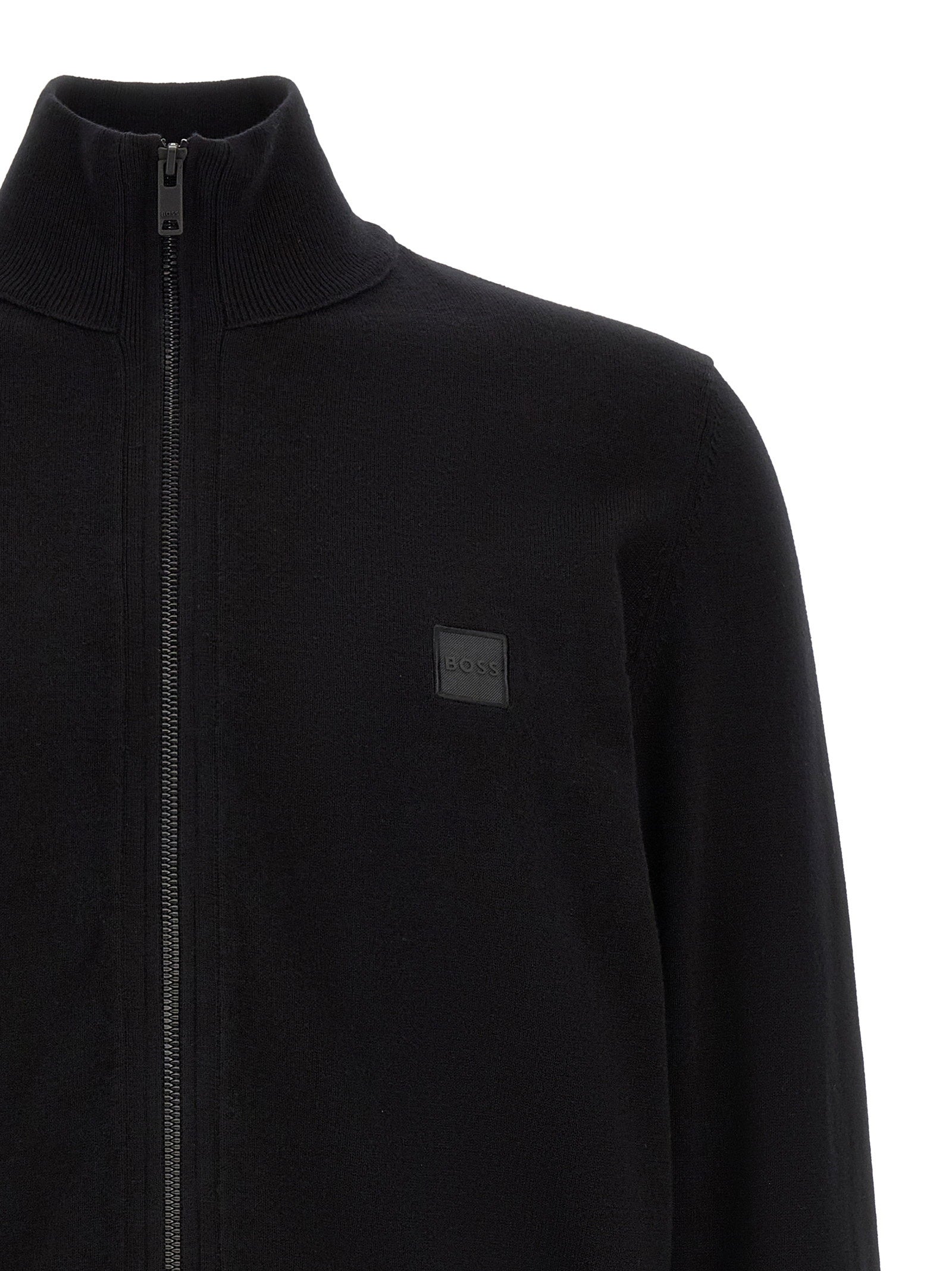 Hugo Boss Kanozip_s Cardigan – 95% cotton 5% cachemire - view 3