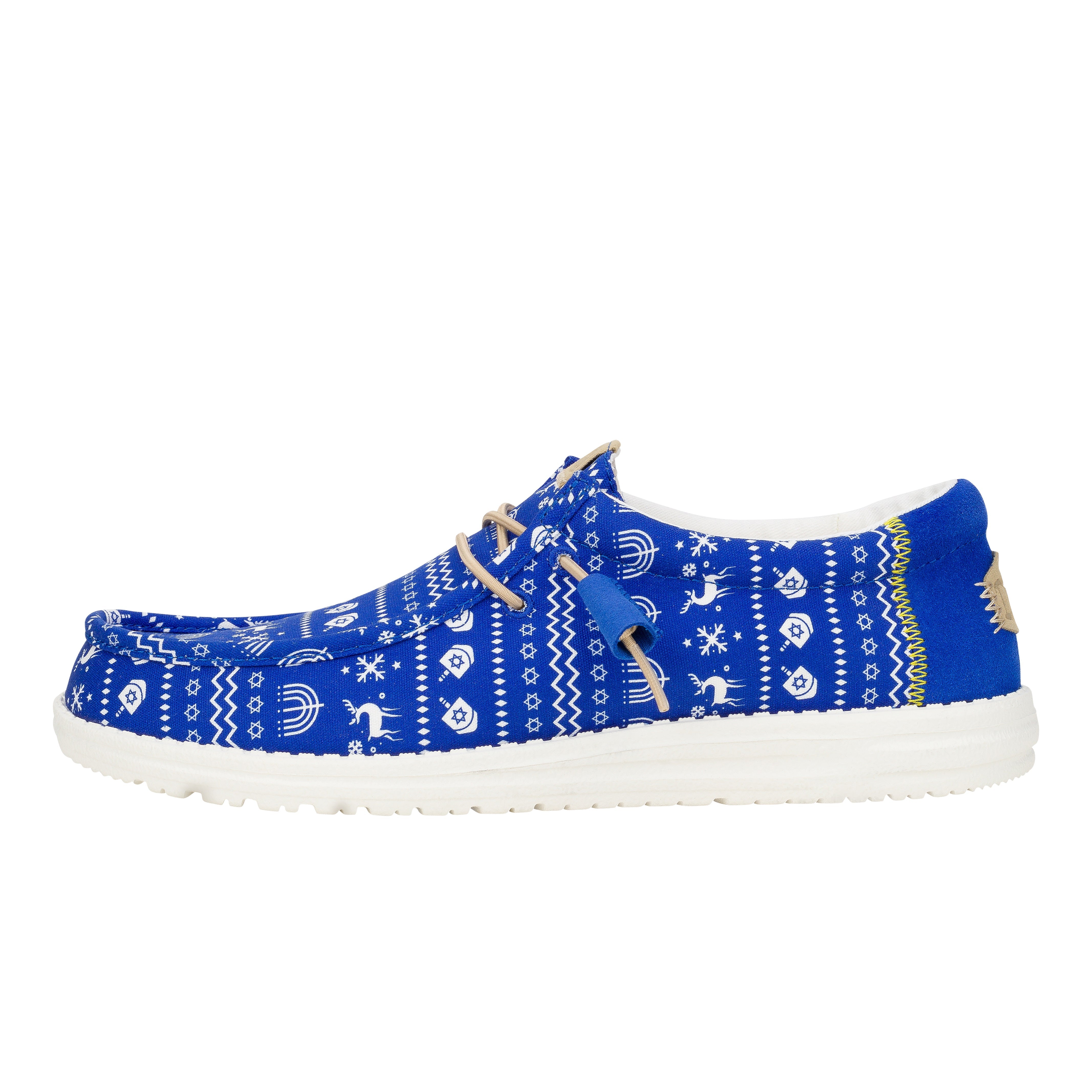HEYDUDE shoes Wally Hanukkah Sweater - Hanukkah Blue/White