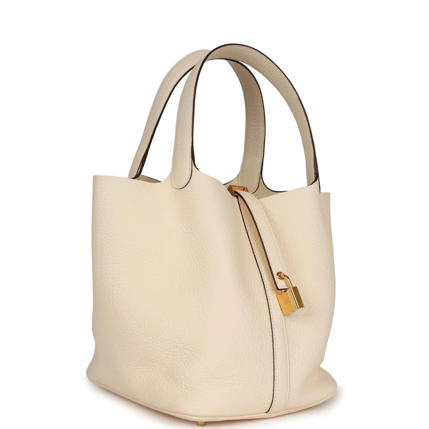 Cop Underdog Hermès Picotin Lock 22 Nata Clemence Gold Hardware - view 2