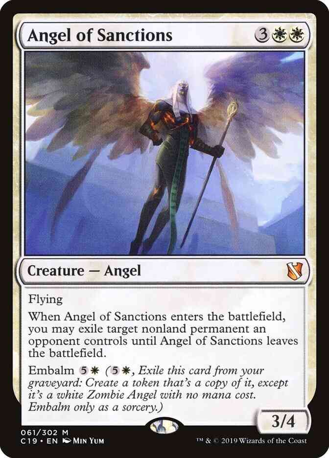 Magic Angel of Sanctions [61] [Commander 2019] [Non-Foil]