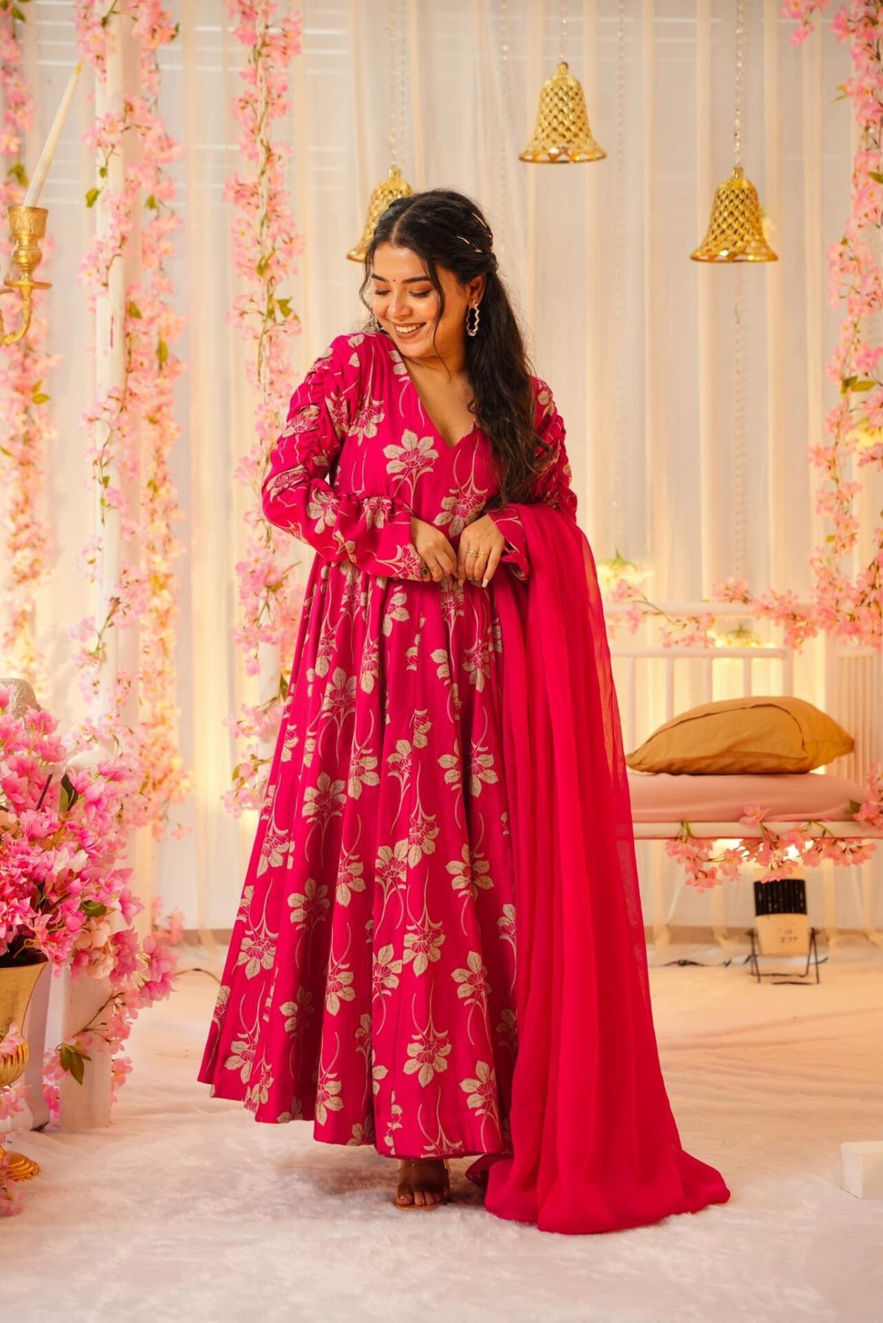 Idaho-o Pink leaf aura suit set - view 3