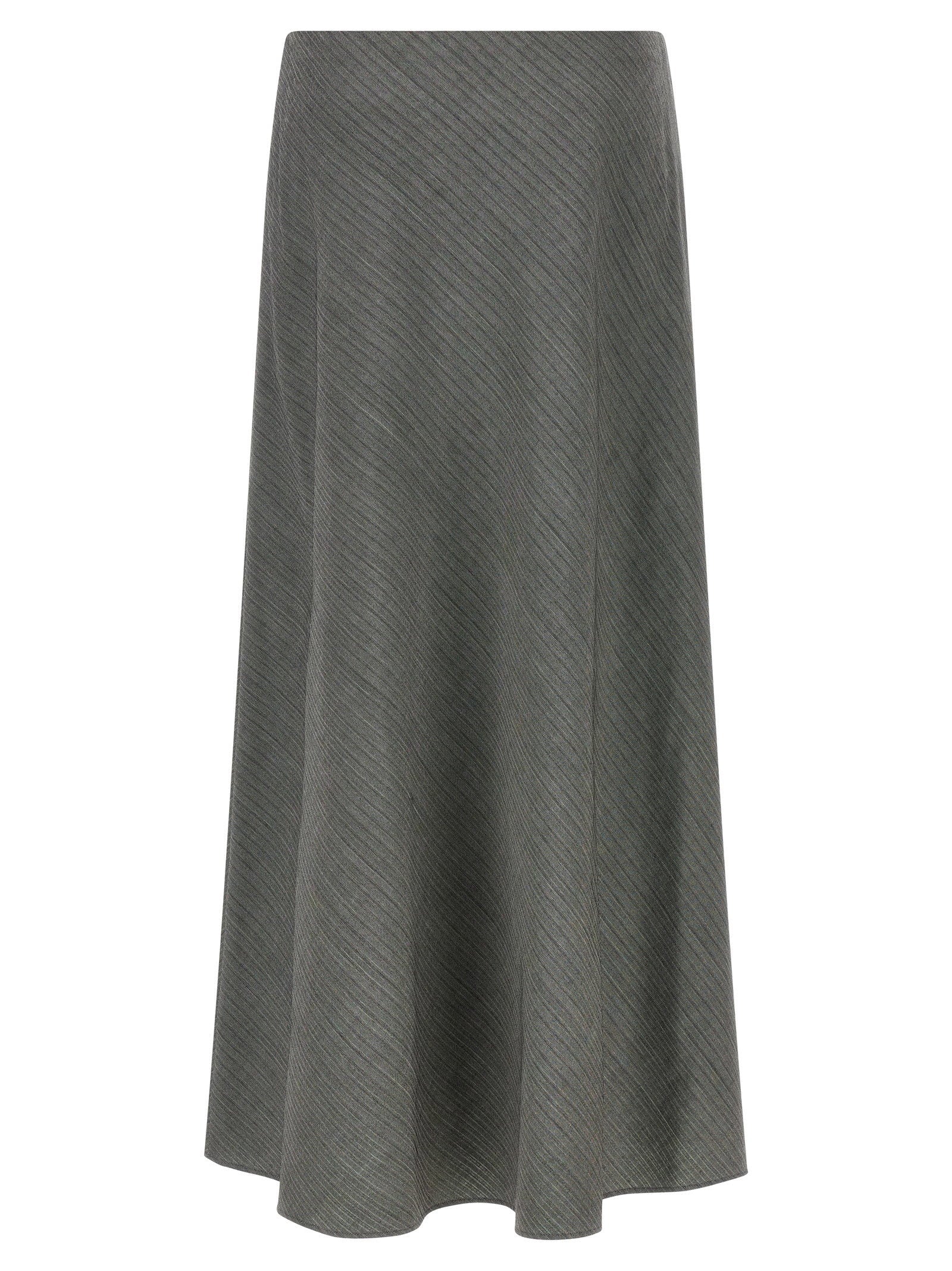 Alberta Ferretti Bell Chevron Skirt - view 2
