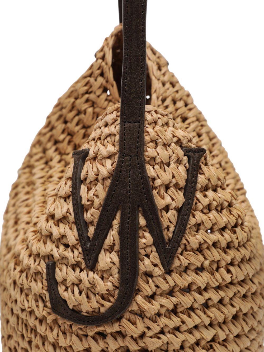032C JW Anderson Anchor Logo Raffia Tote - view 2