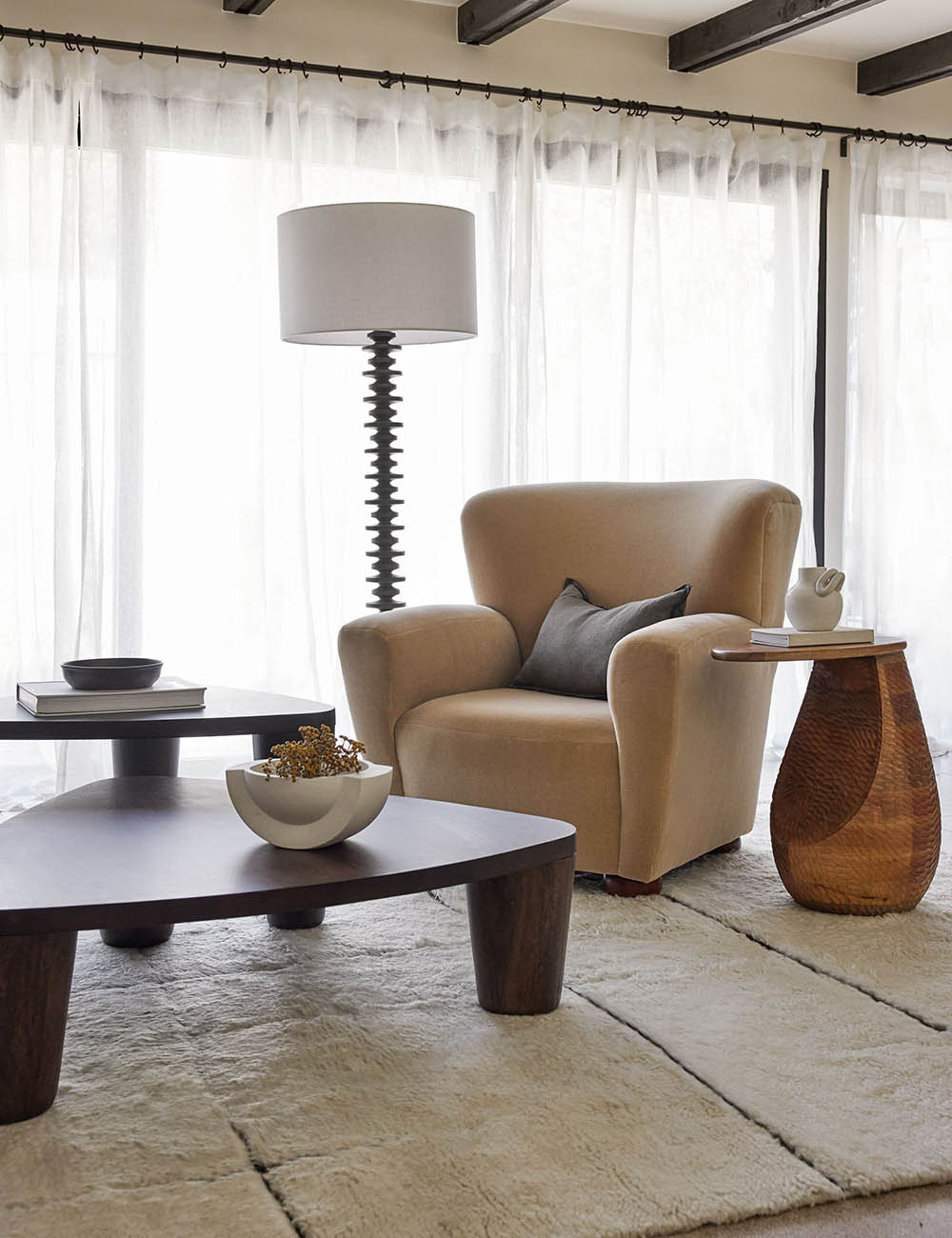 Lulu and Georgia Fishbone Floor Lamp by Regina Andrew - view 4