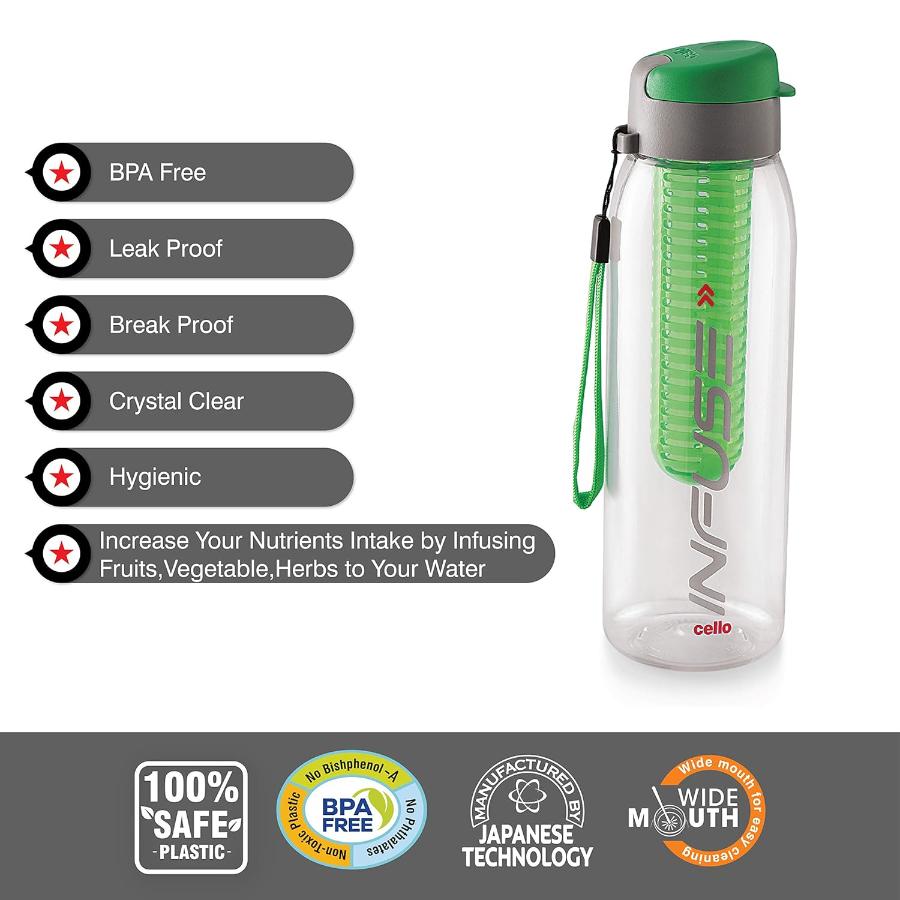 Cello Infuse Water Bottle 800 ml - view 2